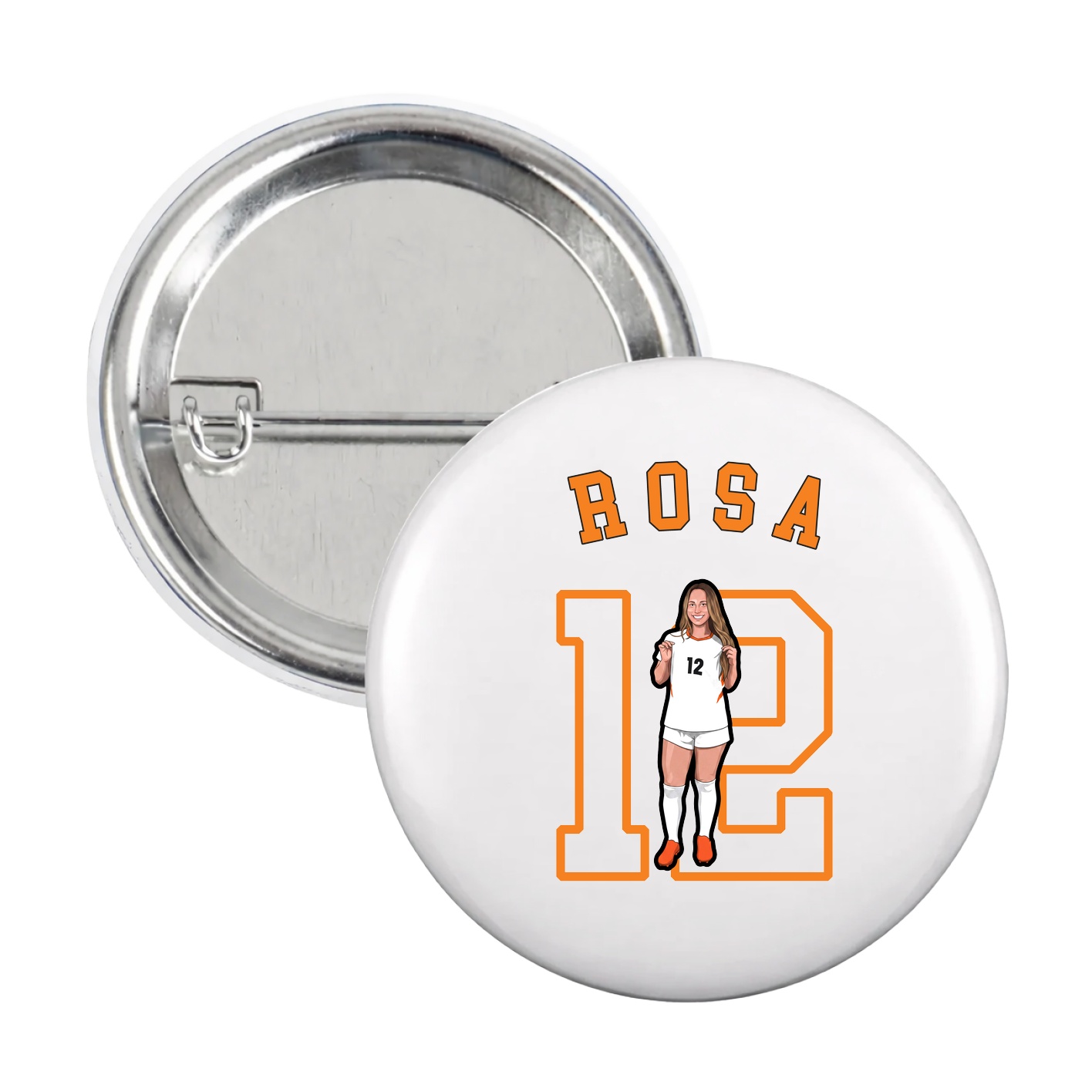 Game Day Button — Shirsey Arch in White
