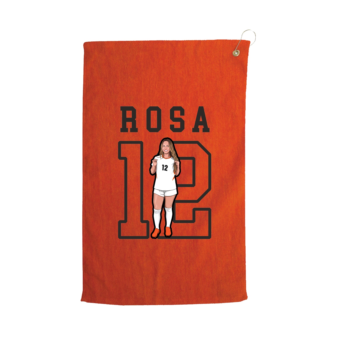 Golf Towel — Shirsey in Orange