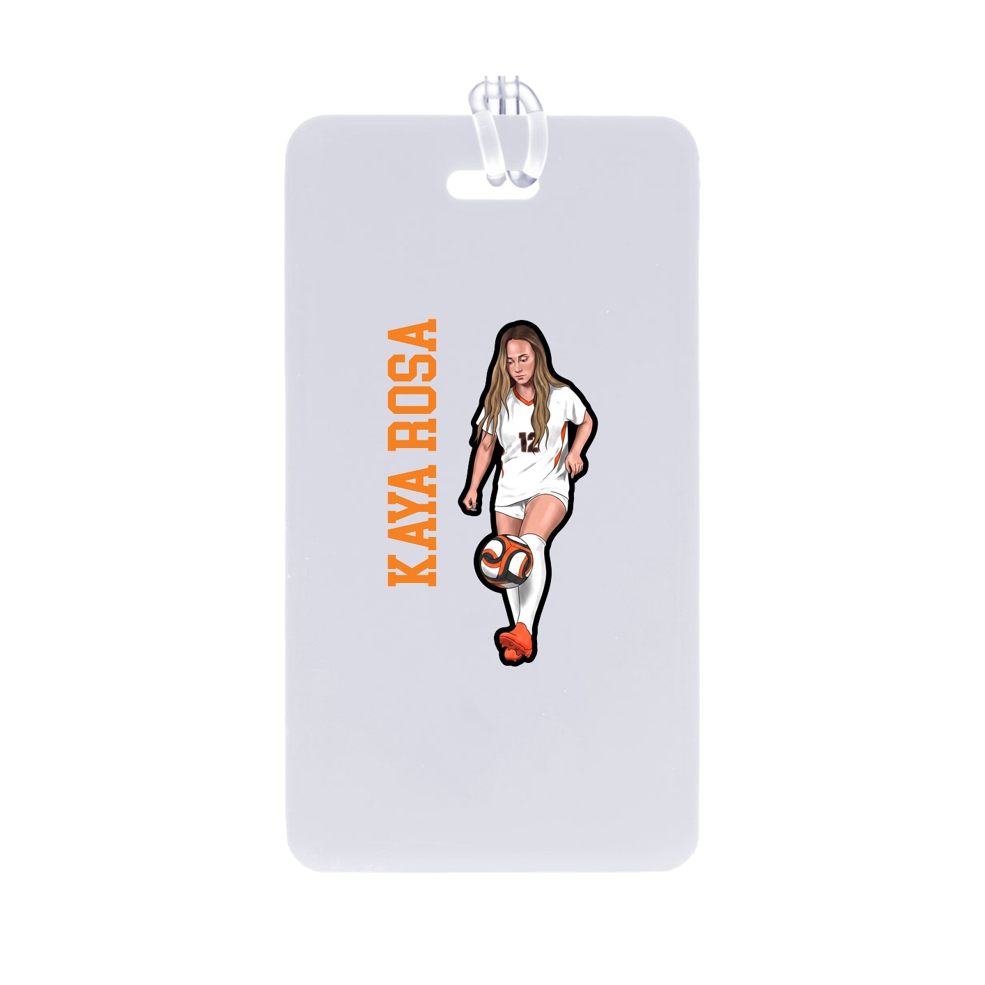 Bag Tag — Name Vertical in Classic