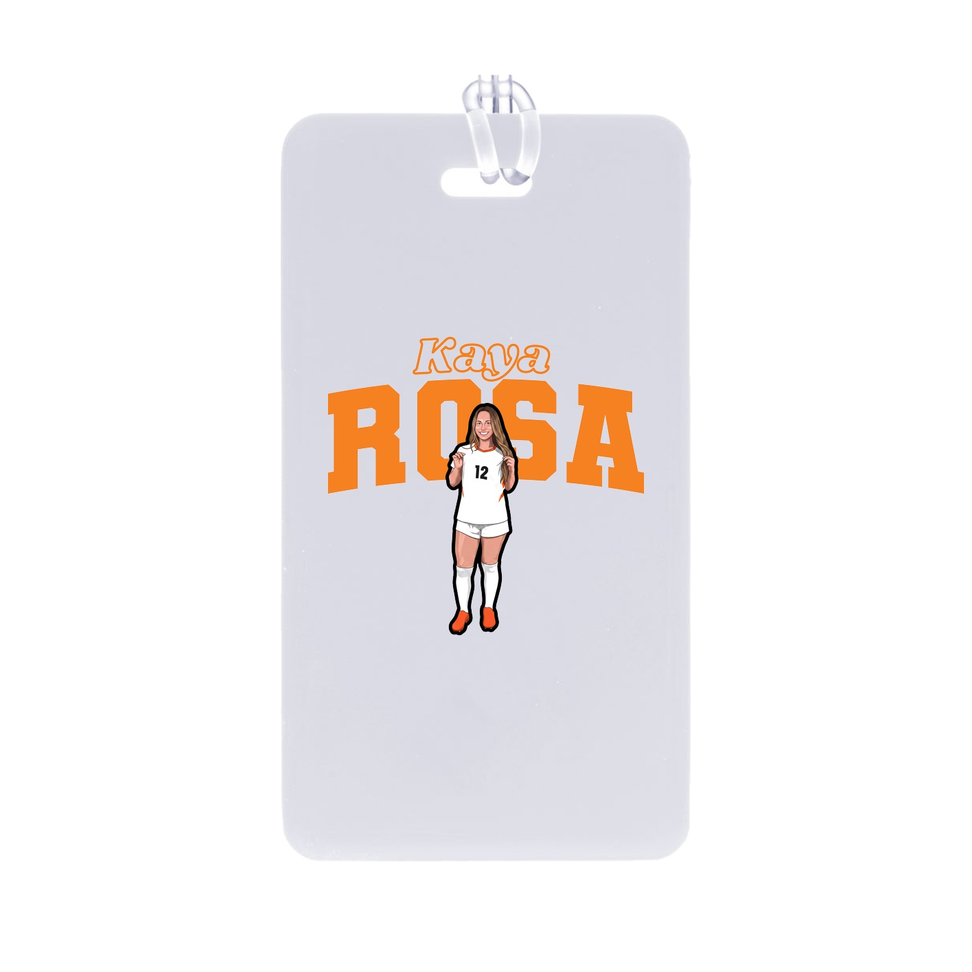 Bag Tag — Name Arch in Classic