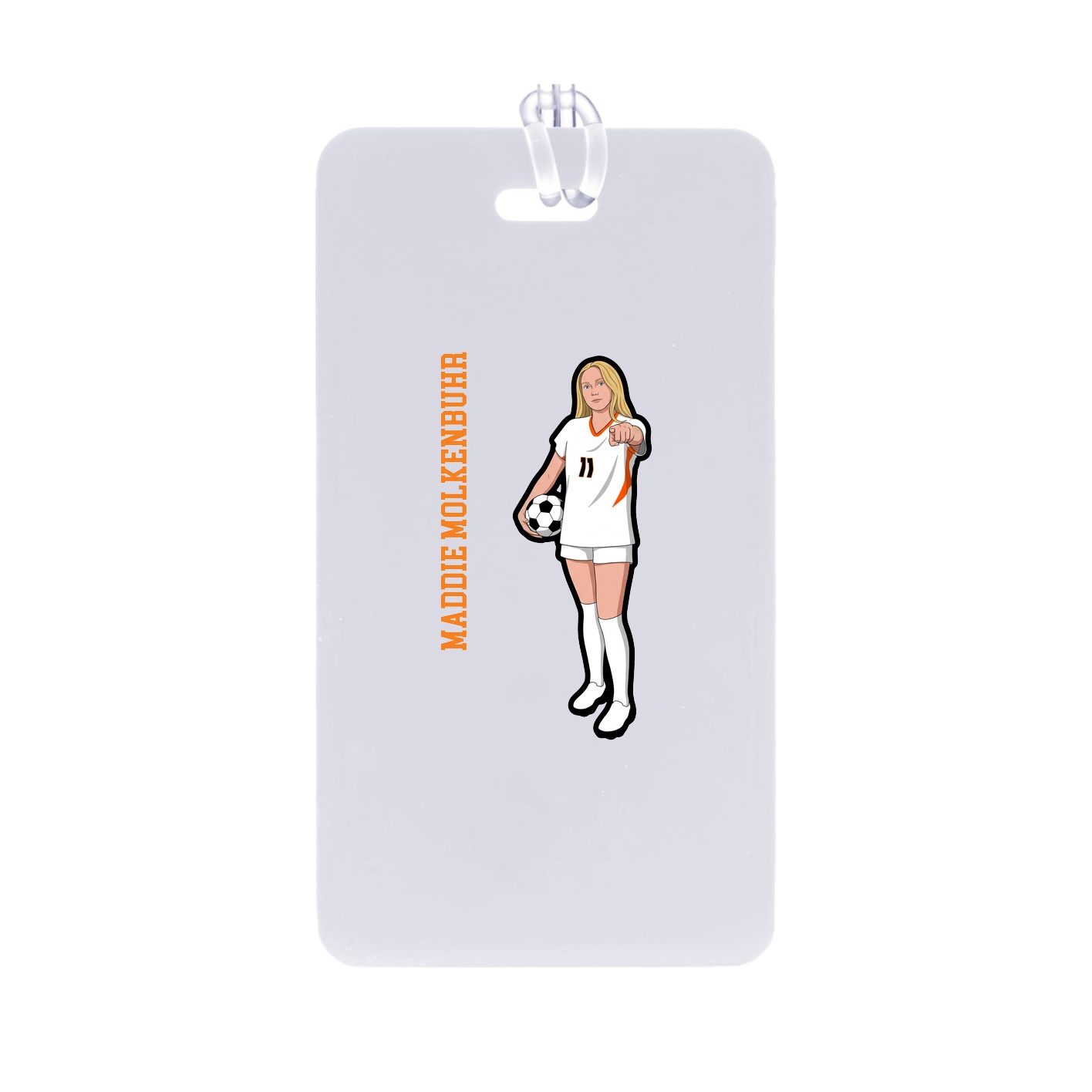Bag Tag — Name Vertical in Classic