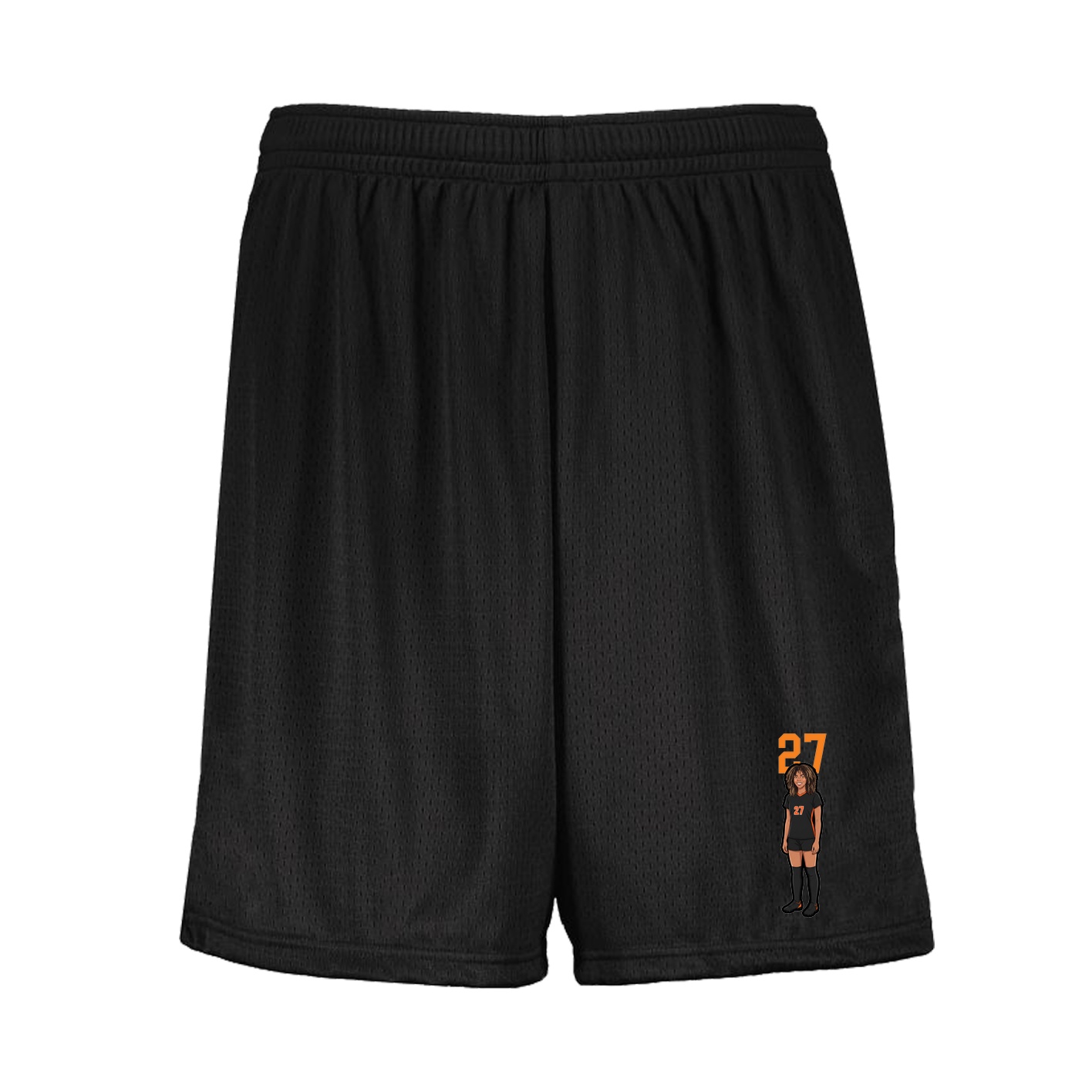 Shorts — Number Top in Black
