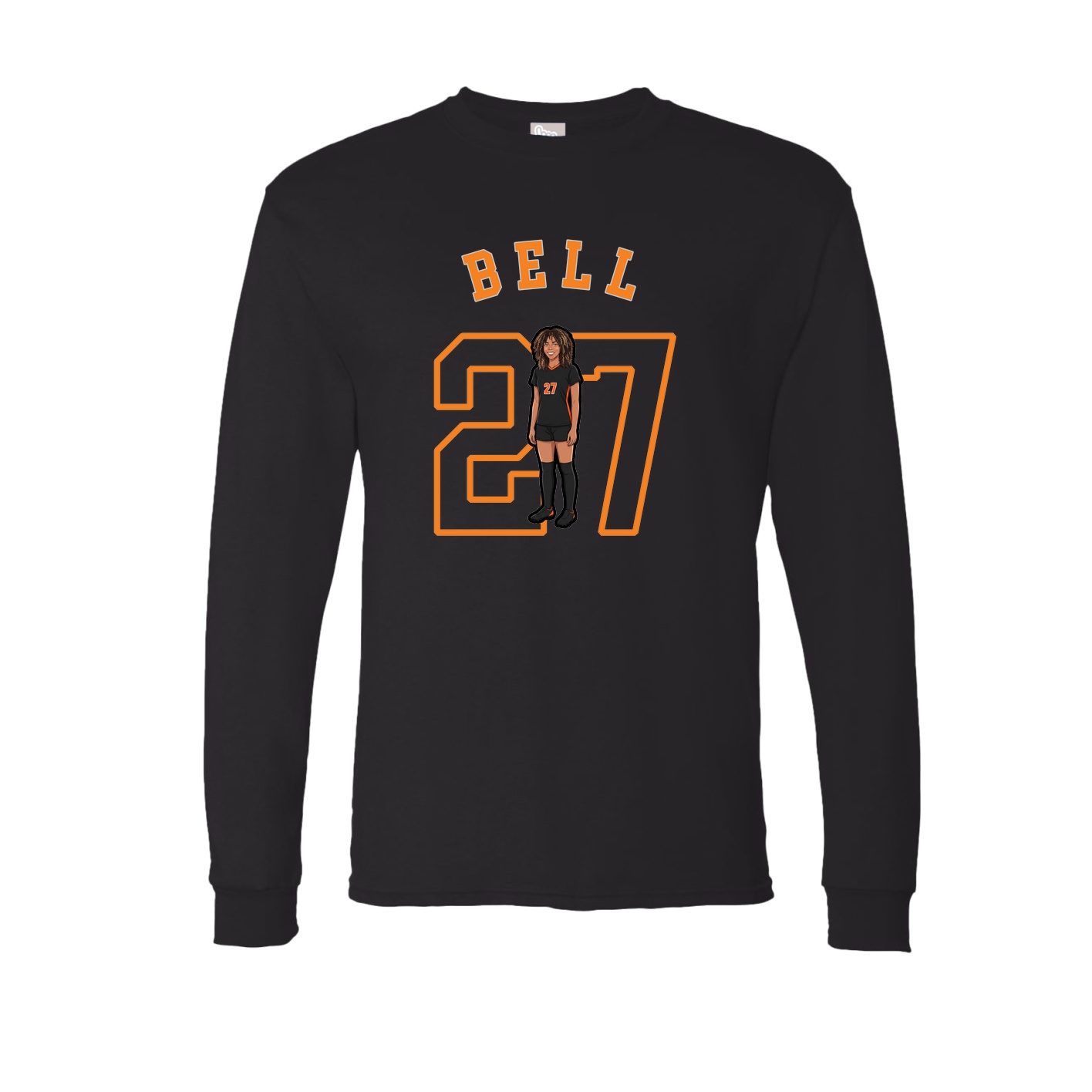 Long Sleeve Tee — Shirsey Arch in Black