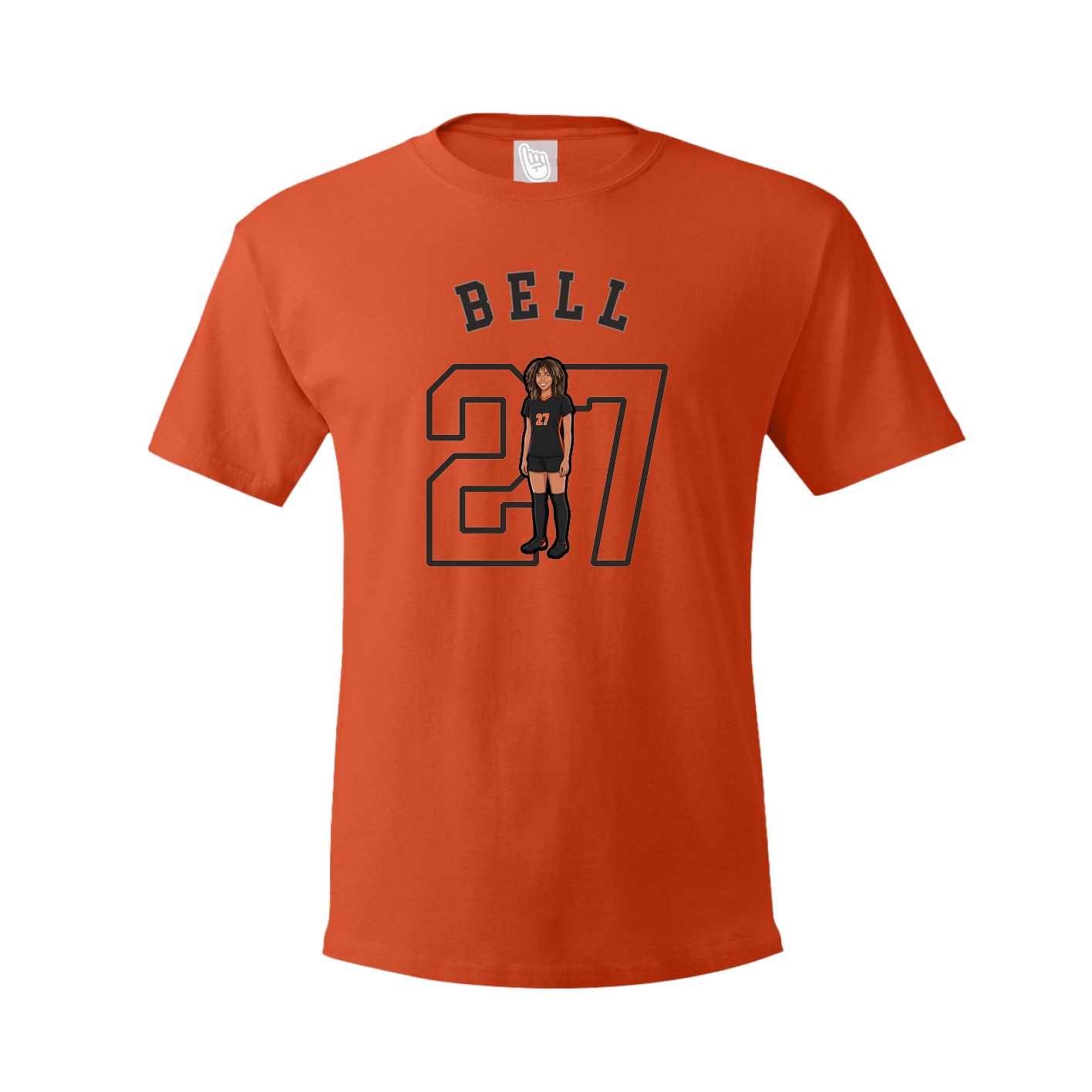 Youth Tee — Shirsey Arch in Orange