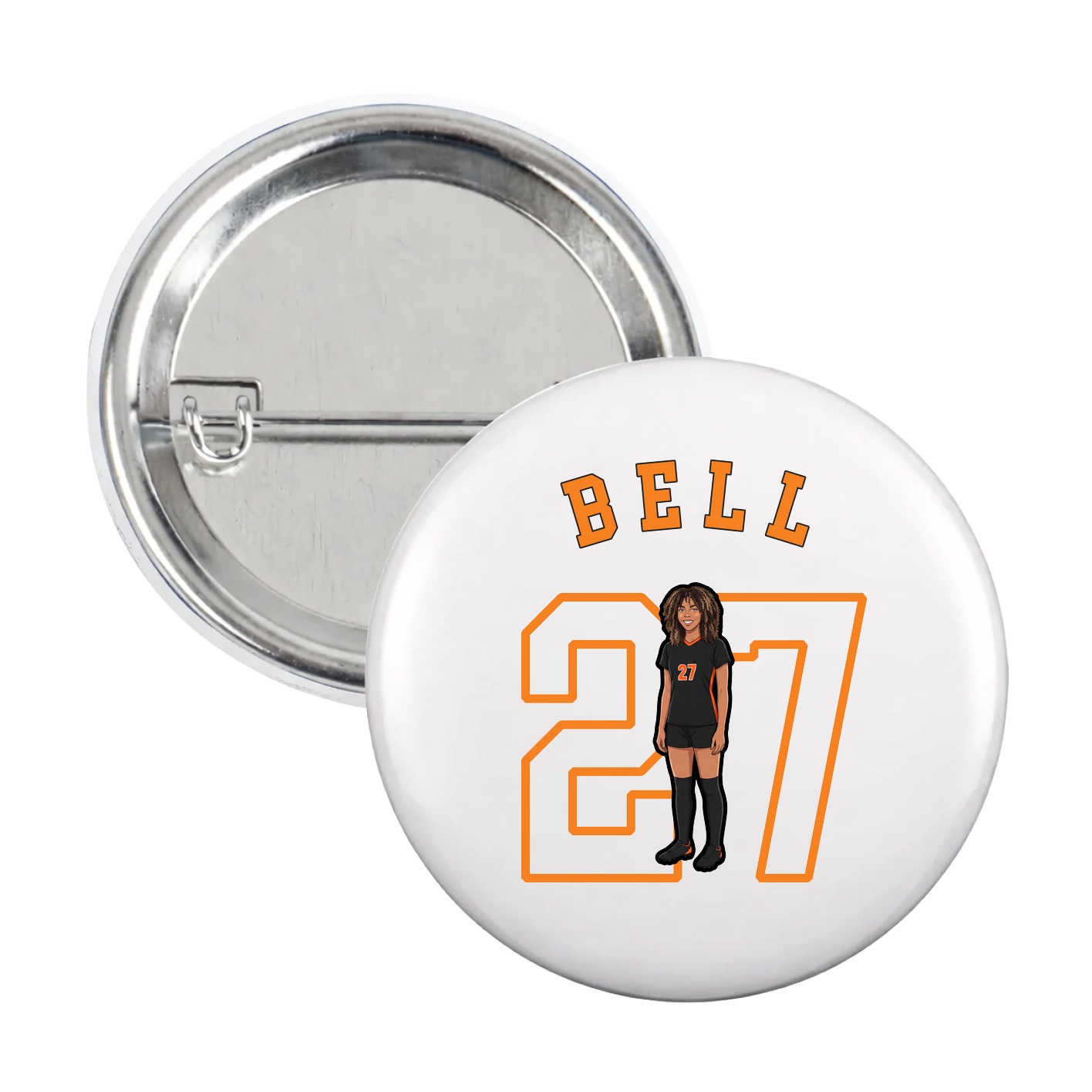 Game Day Button — Shirsey Arch in White