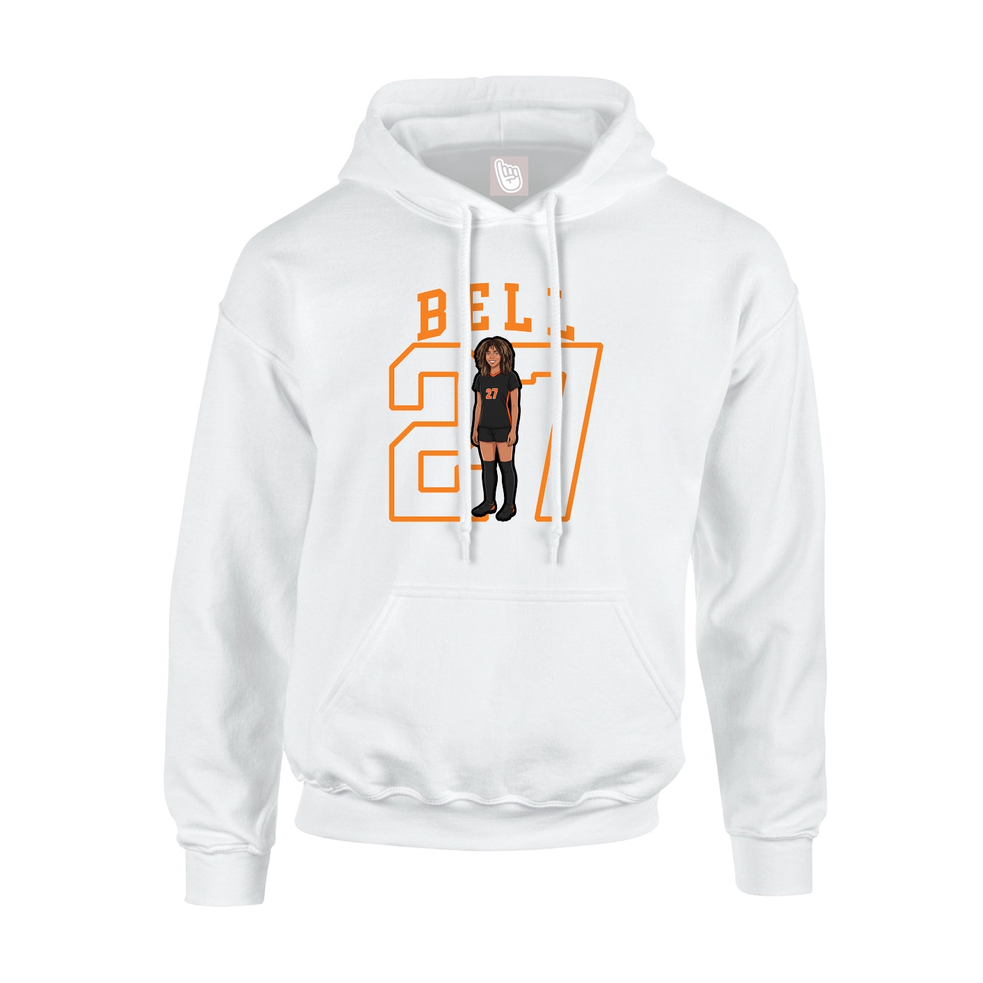 Hoodie — Shirsey in White