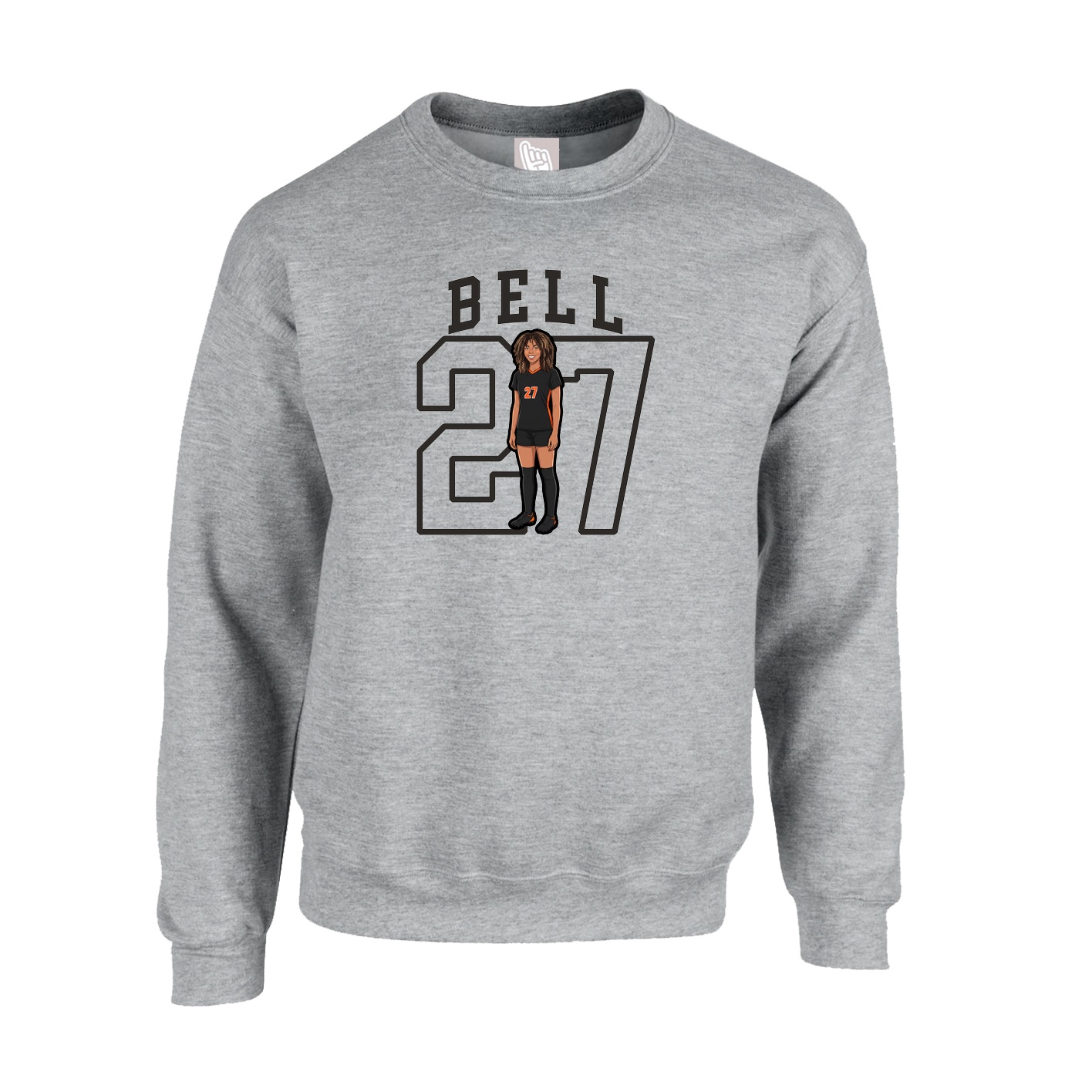 Fleece Crew — Shirsey in Grey