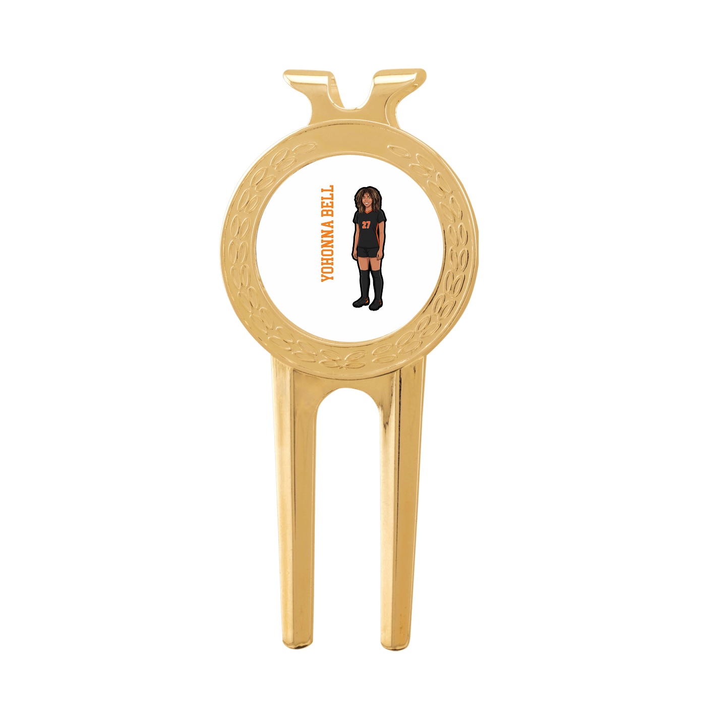 Divot Tool with Ball Marker — Name Vertical in Classic