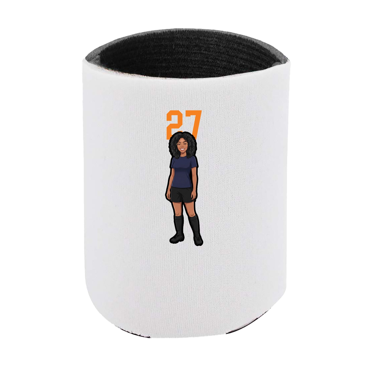 Can Holder — Number Top in White