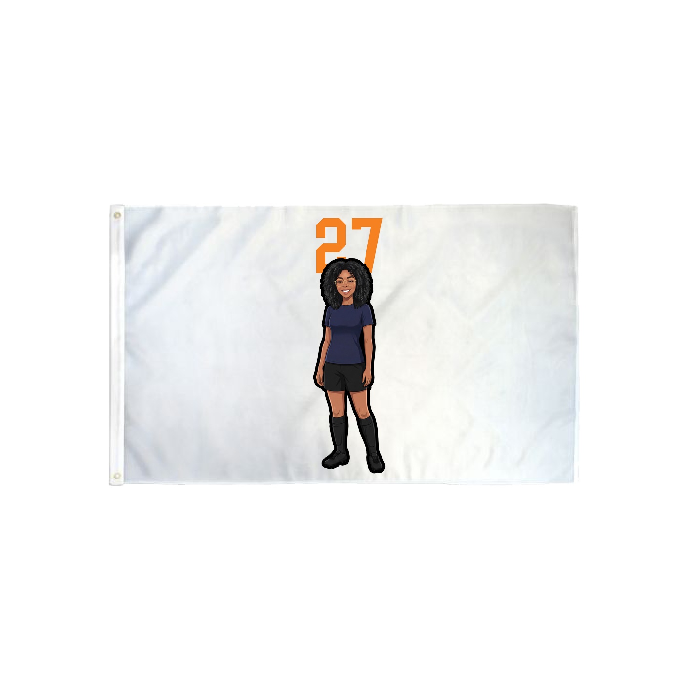3x5 Flag — Number Top in Classic