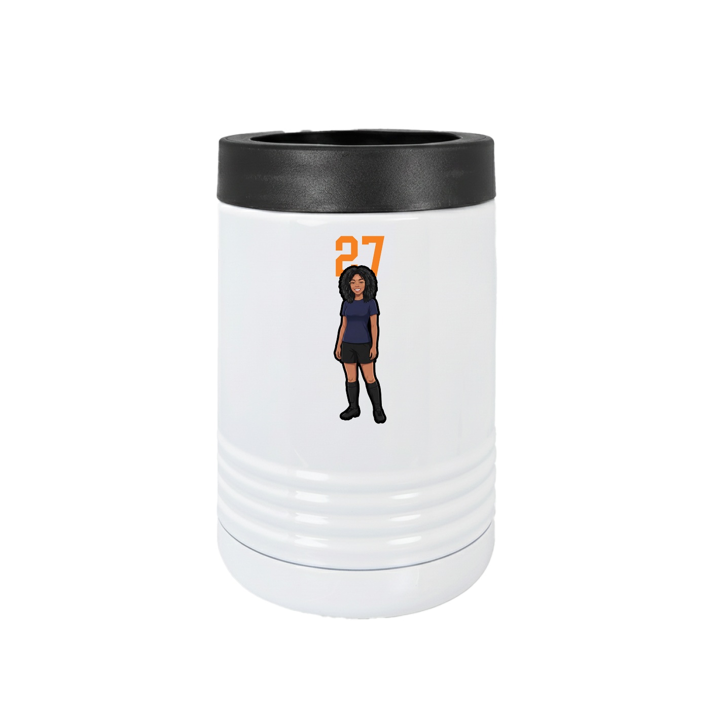 Beverage Holder — Number Top in White
