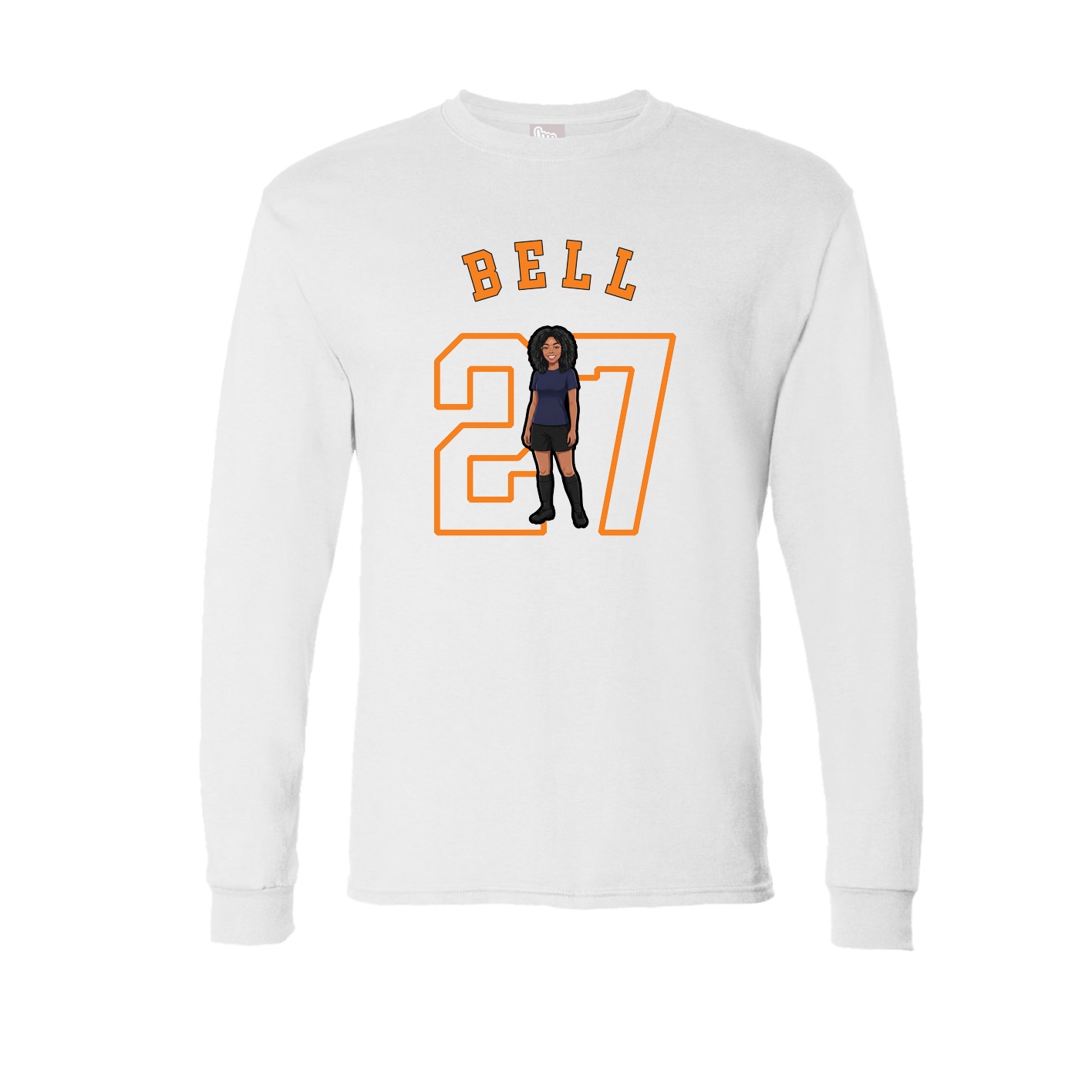 Long Sleeve Tee — Shirsey Arch in White