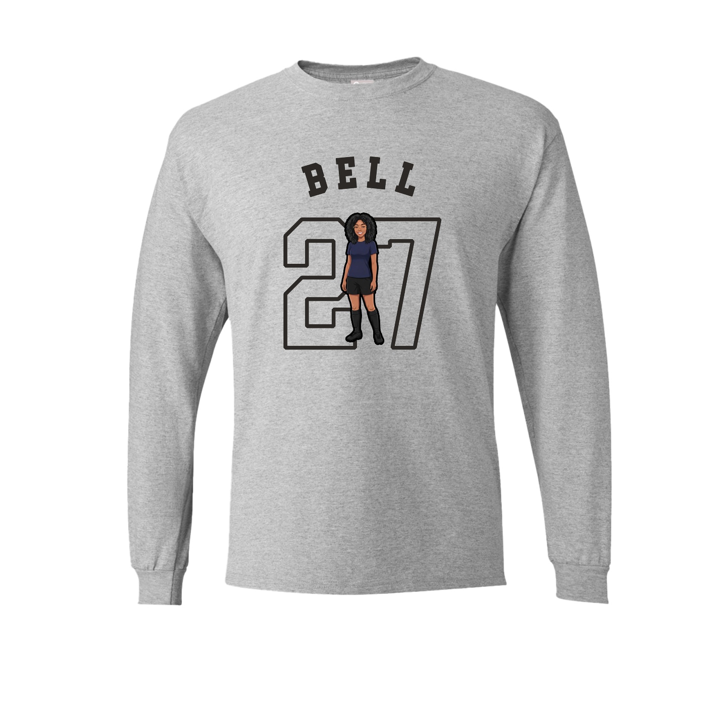 Long Sleeve Tee — Shirsey Arch in Grey