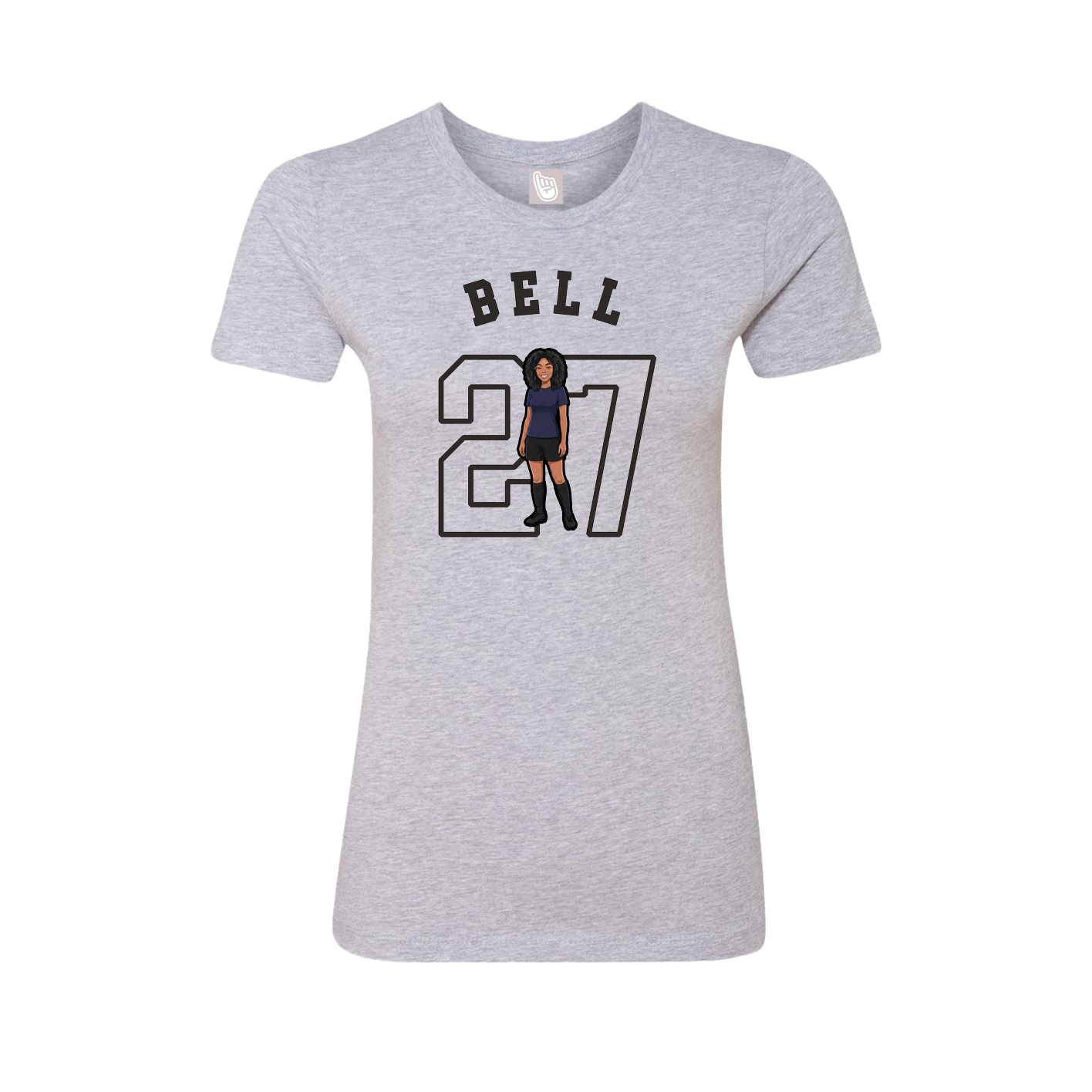 Womens Tee — Shirsey Arch in Grey