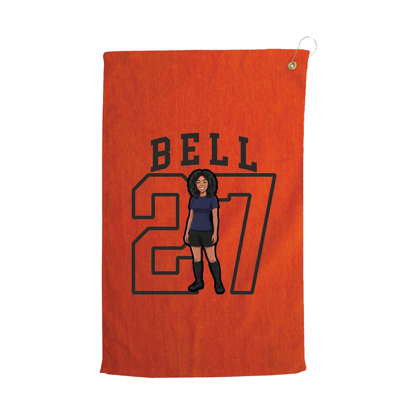 Golf Towel — Shirsey in Orange