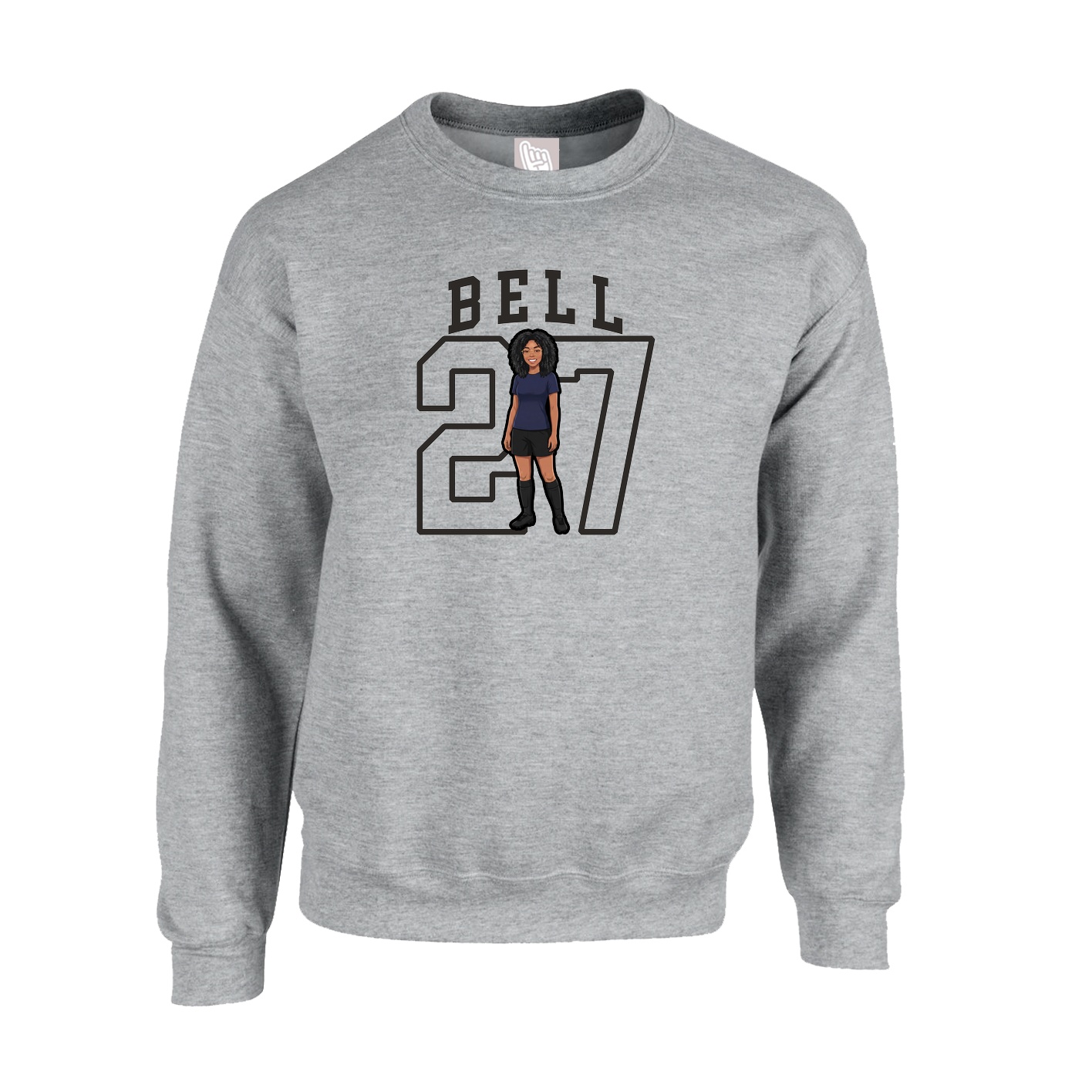 Fleece Crew — Shirsey in Grey