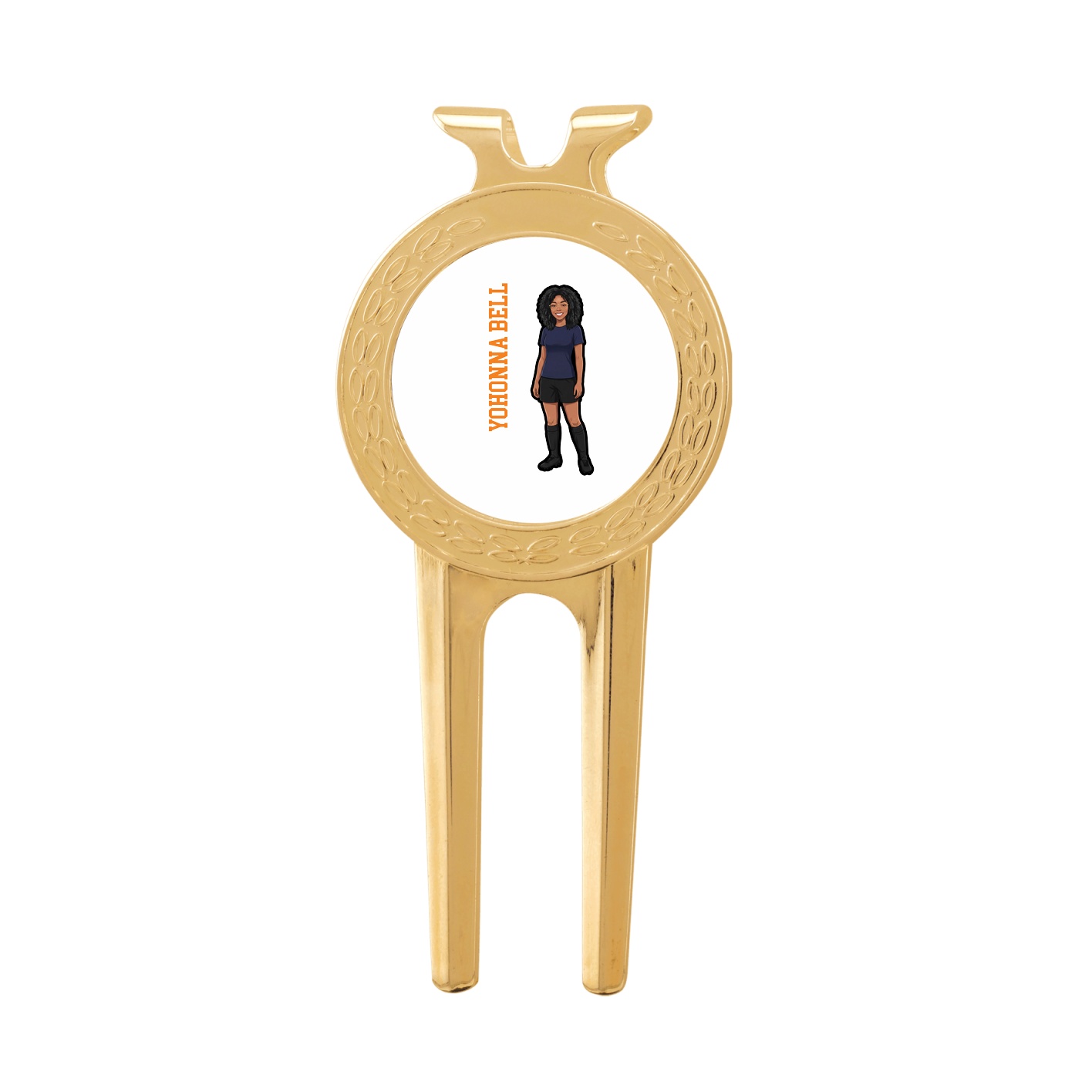 Divot Tool with Ball Marker — Name Vertical in Classic