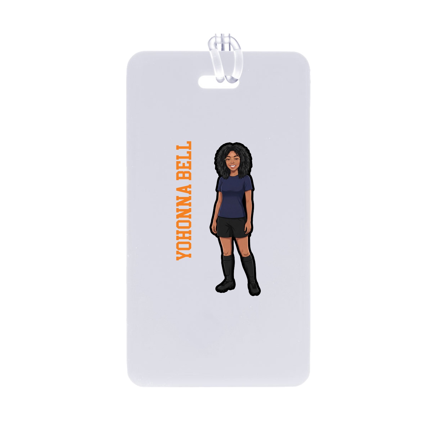 Bag Tag — Name Vertical in Classic