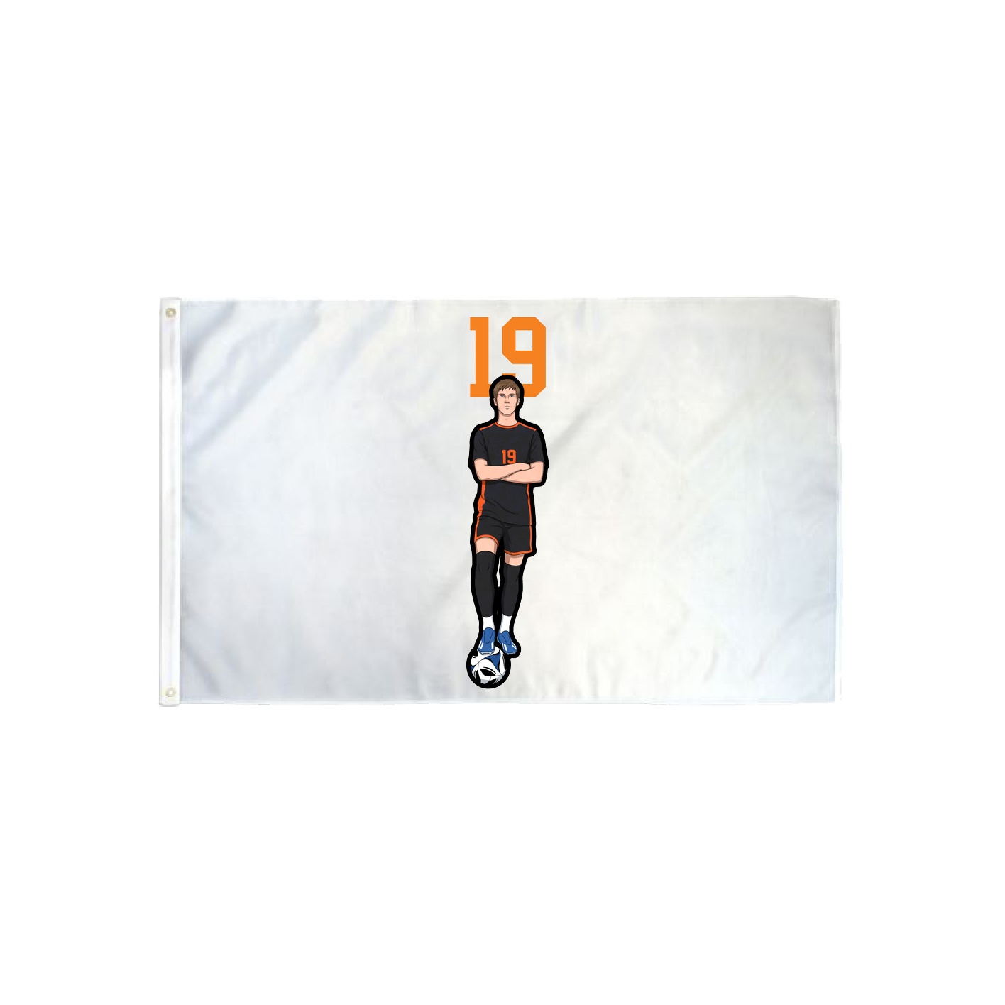 3x5 Flag — Number Top in Classic
