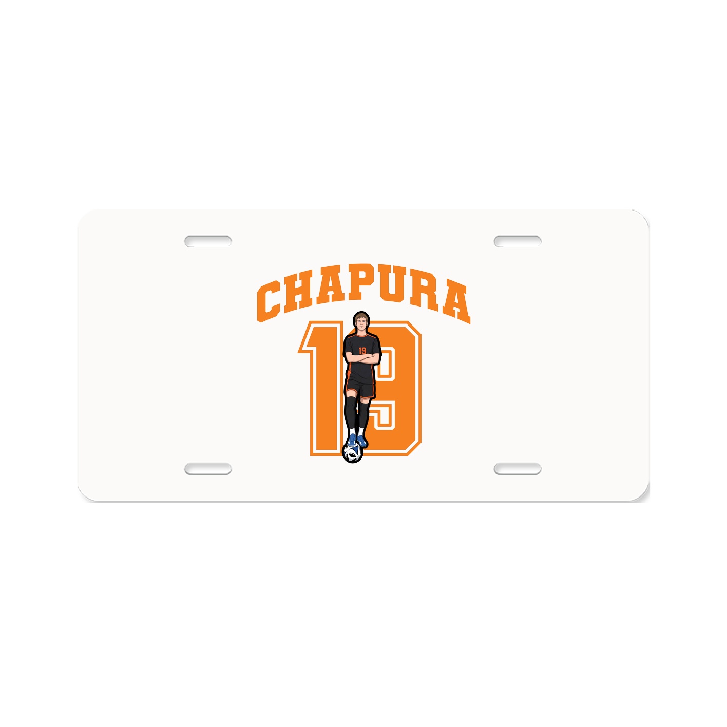 License Plate — Number in Classic
