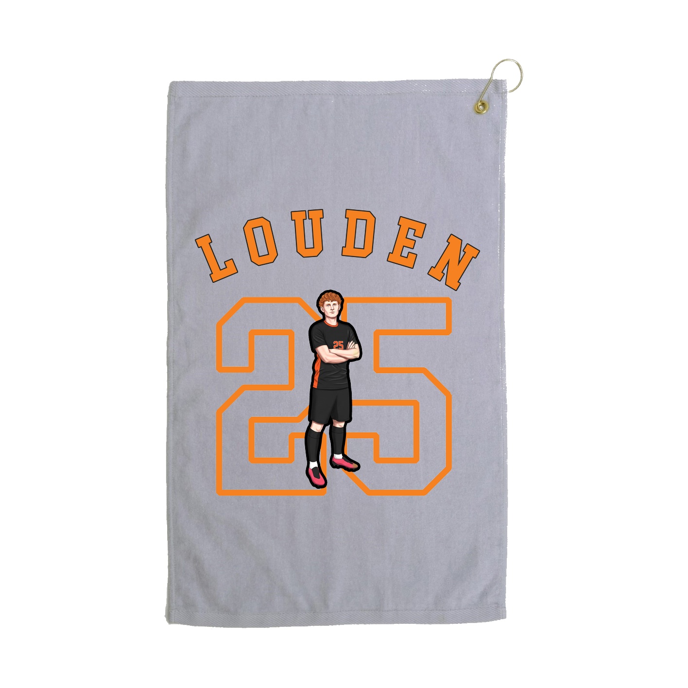 Golf Towel — Shirsey Arch in Grey