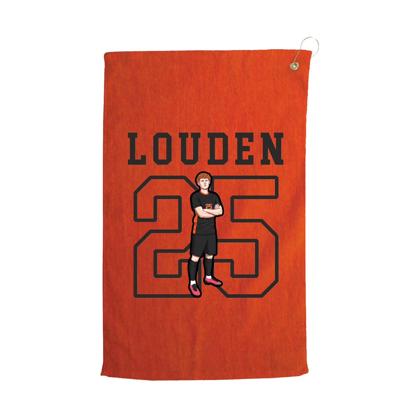 Golf Towel — Shirsey in Orange