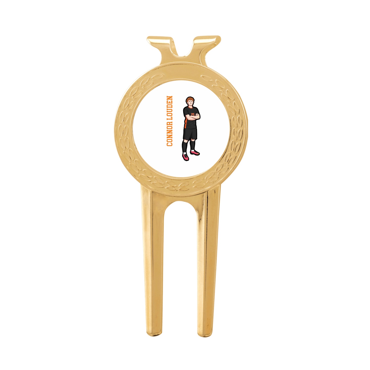 Divot Tool with Ball Marker — Name Vertical in Classic