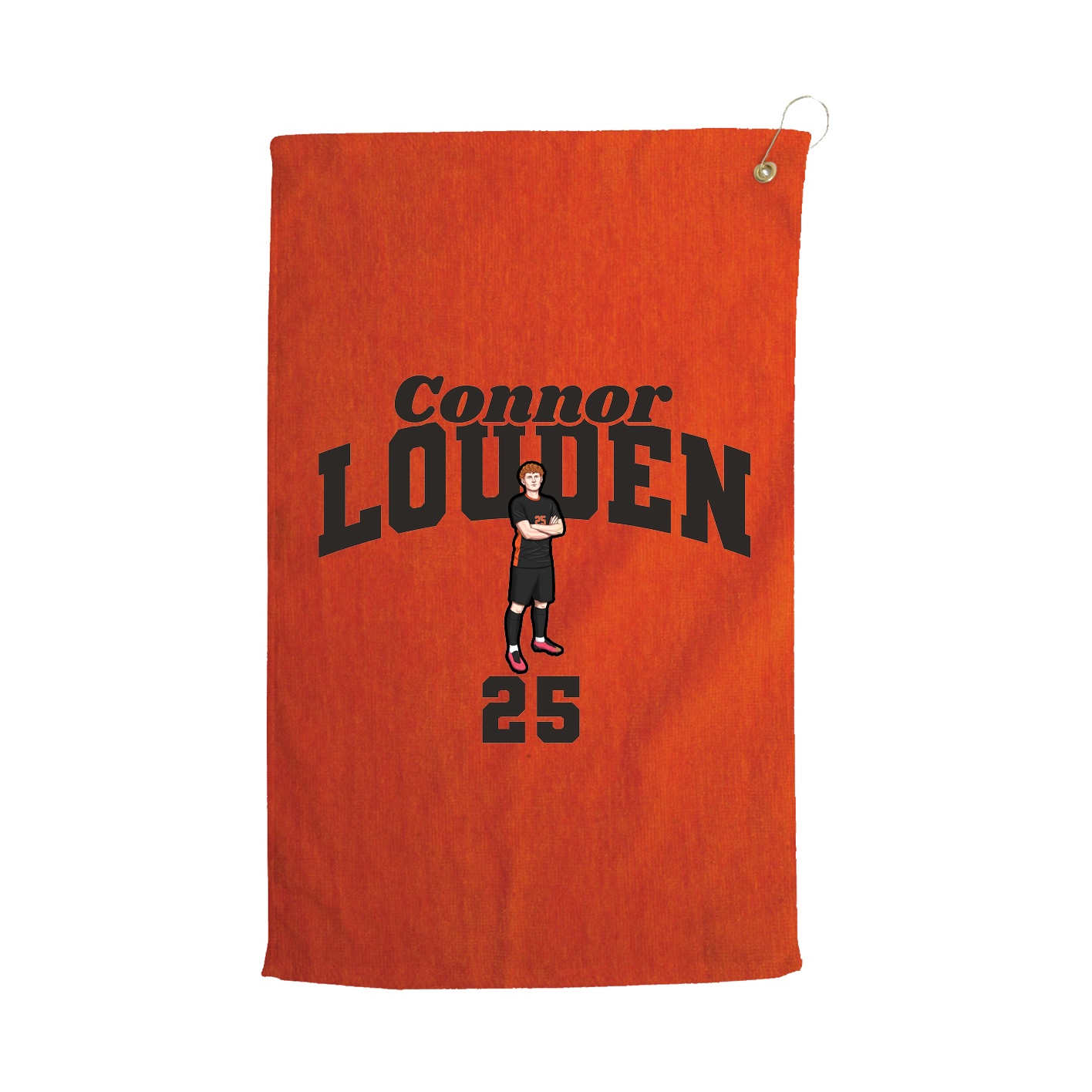 Golf Towel — Signature Arch in Orange