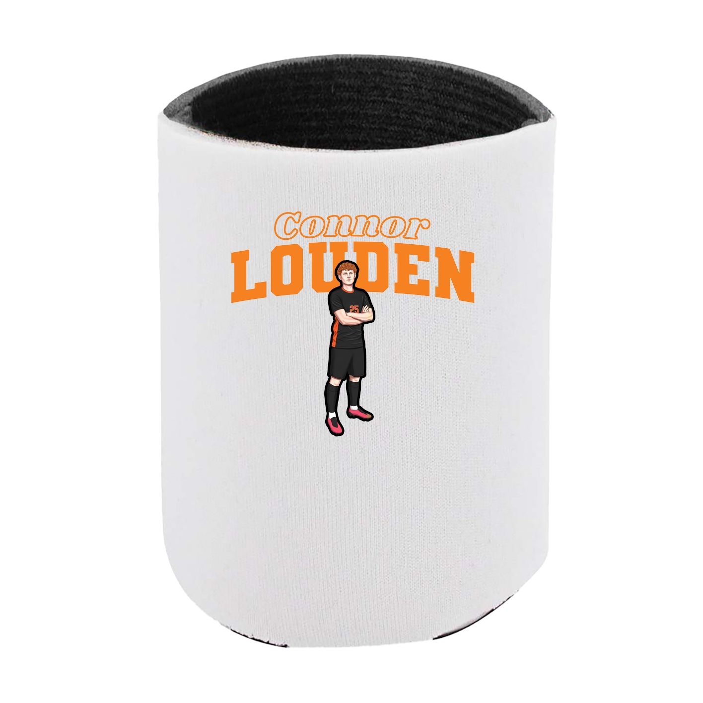 Can Holder — Name Arch in White