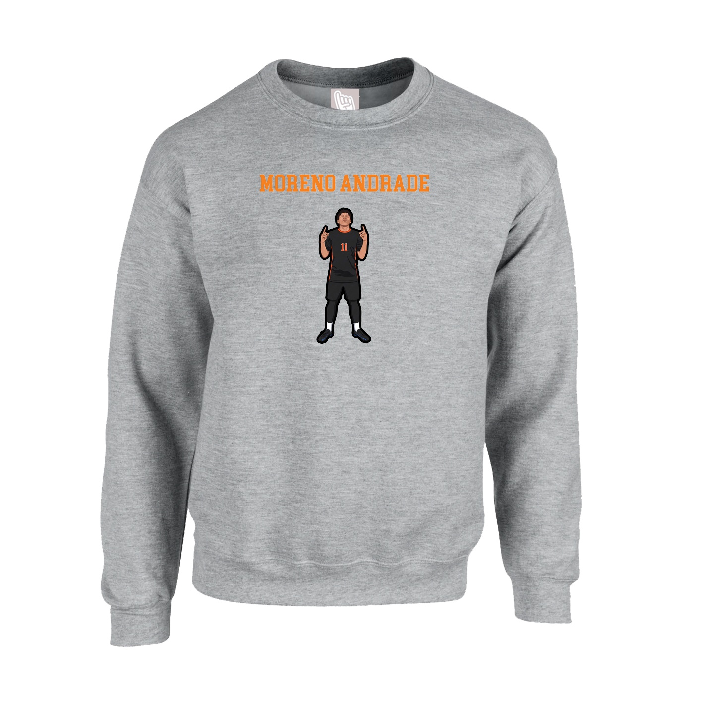 Fleece Crew — Shirsey in Grey