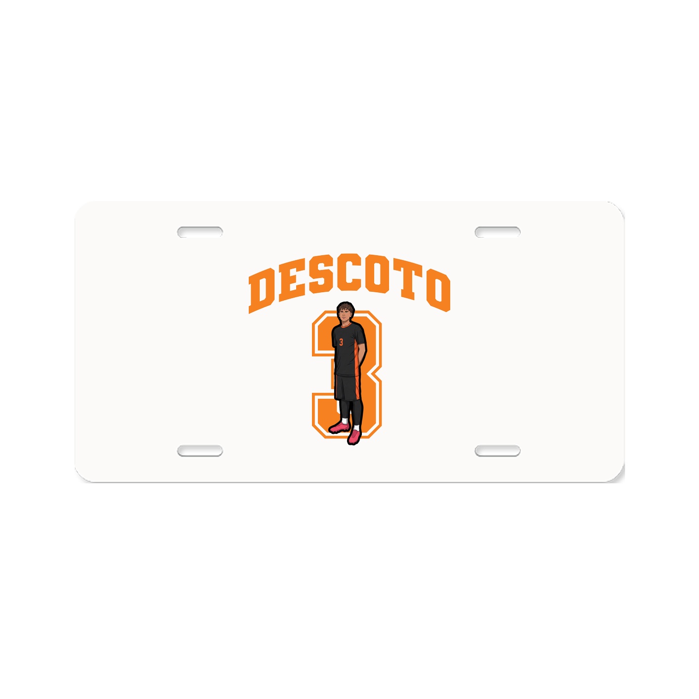 License Plate — Number in Classic