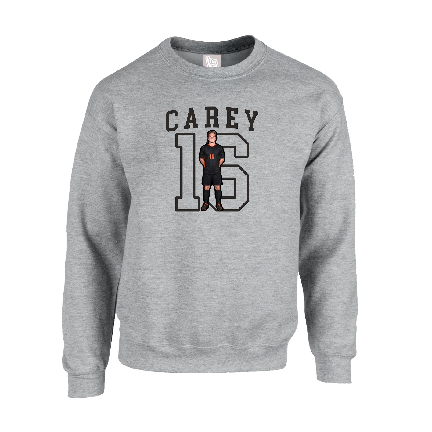 Fleece Crew — Shirsey in Grey