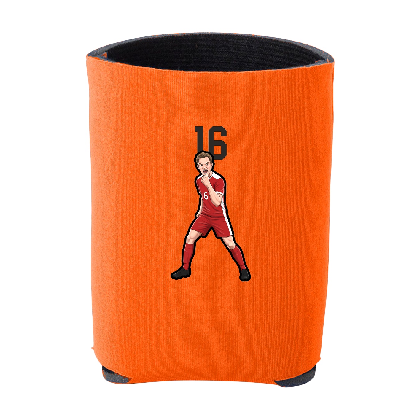 Can Holder — Number Top in Orange