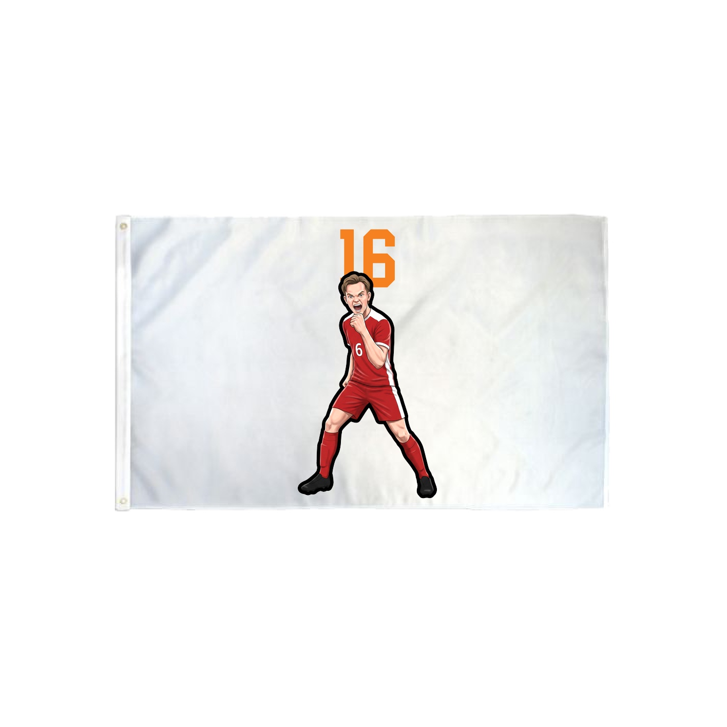 3x5 Flag — Number Top in Classic