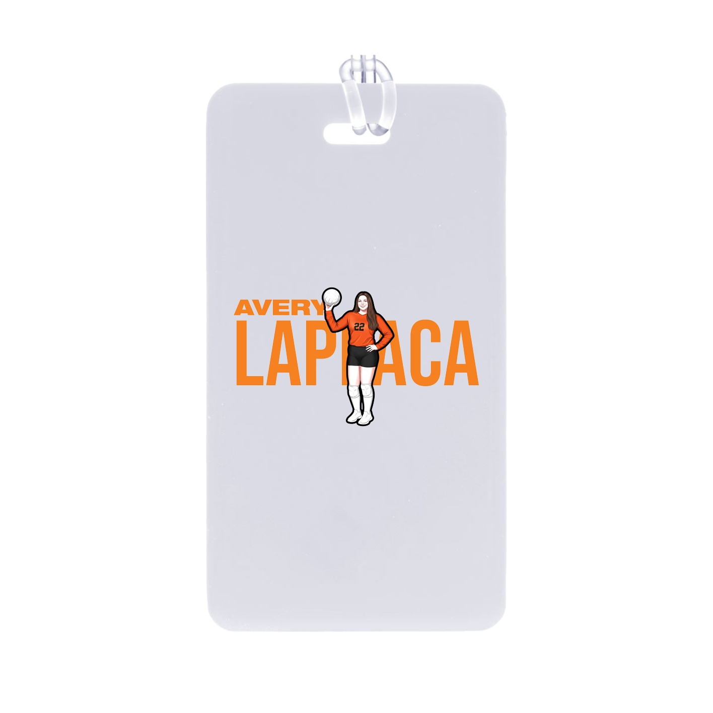 Bag Tag — Player Name in Classic