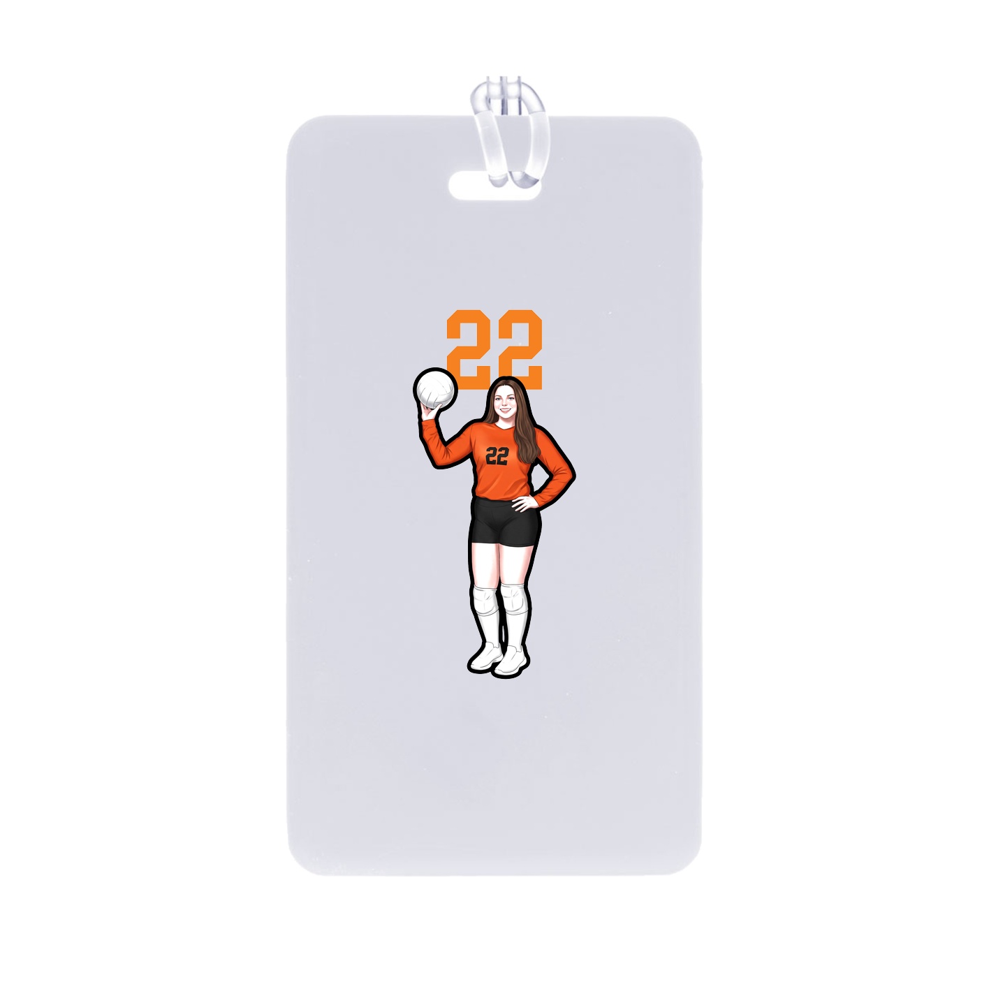 Bag Tag — Number Top in Classic