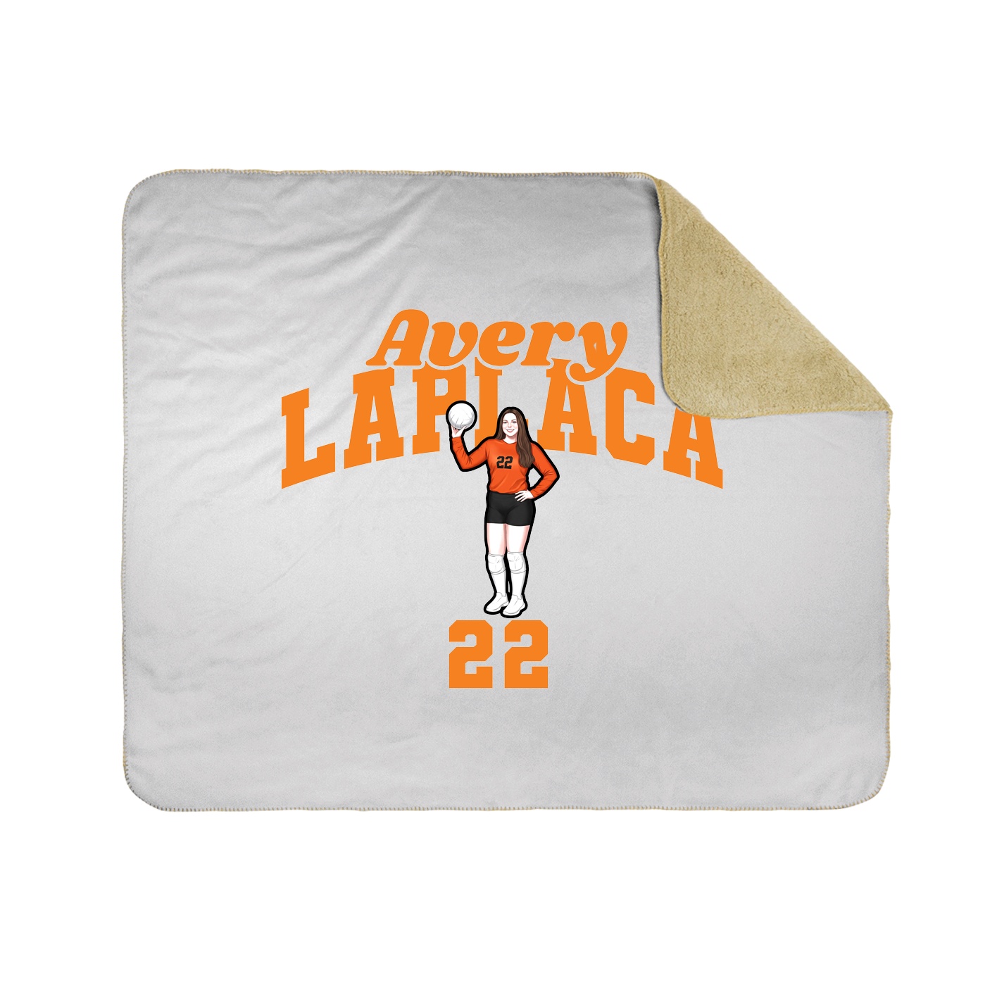 Throw Blanket — Signature Arch in White
