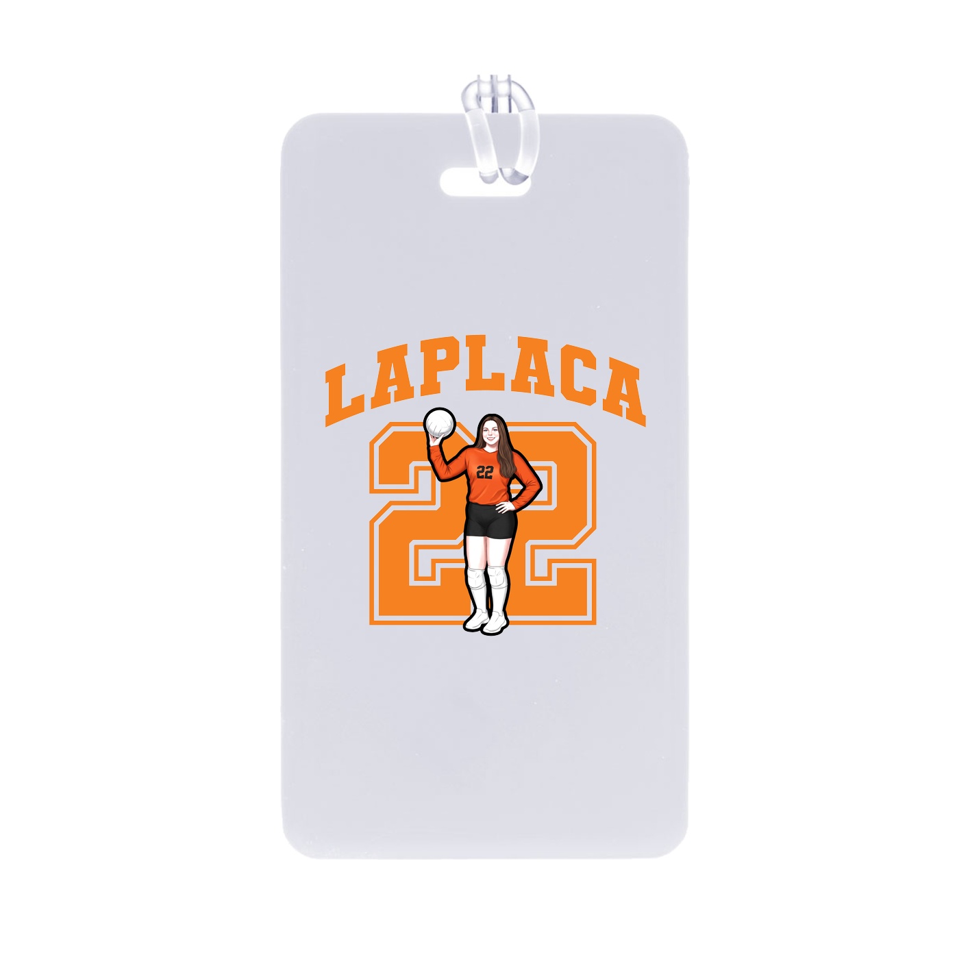 Bag Tag — Number in Classic