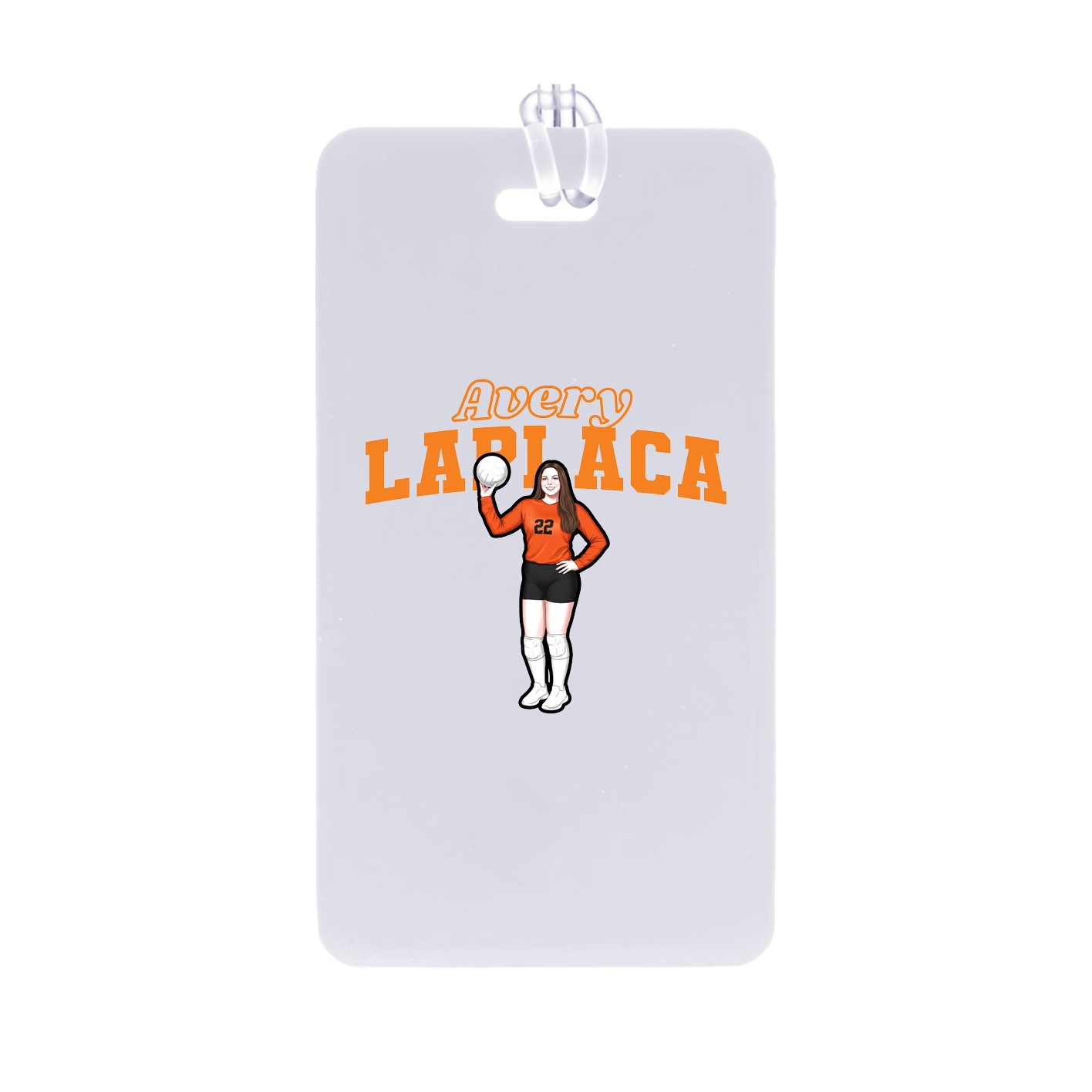 Bag Tag — Name Arch in Classic