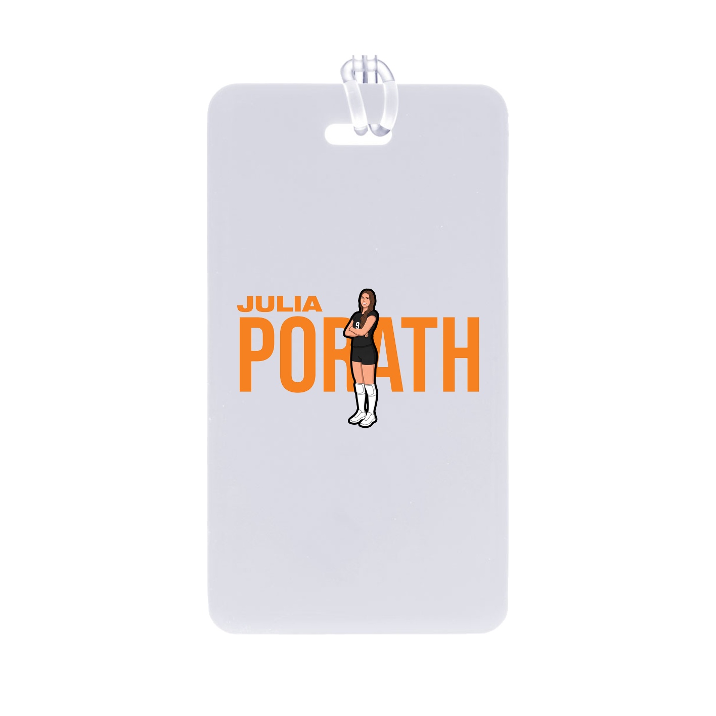 Bag Tag — Player Name in Classic