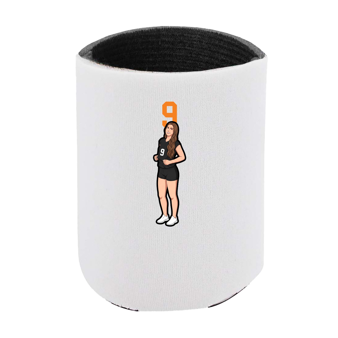 Can Holder — Number Top in White