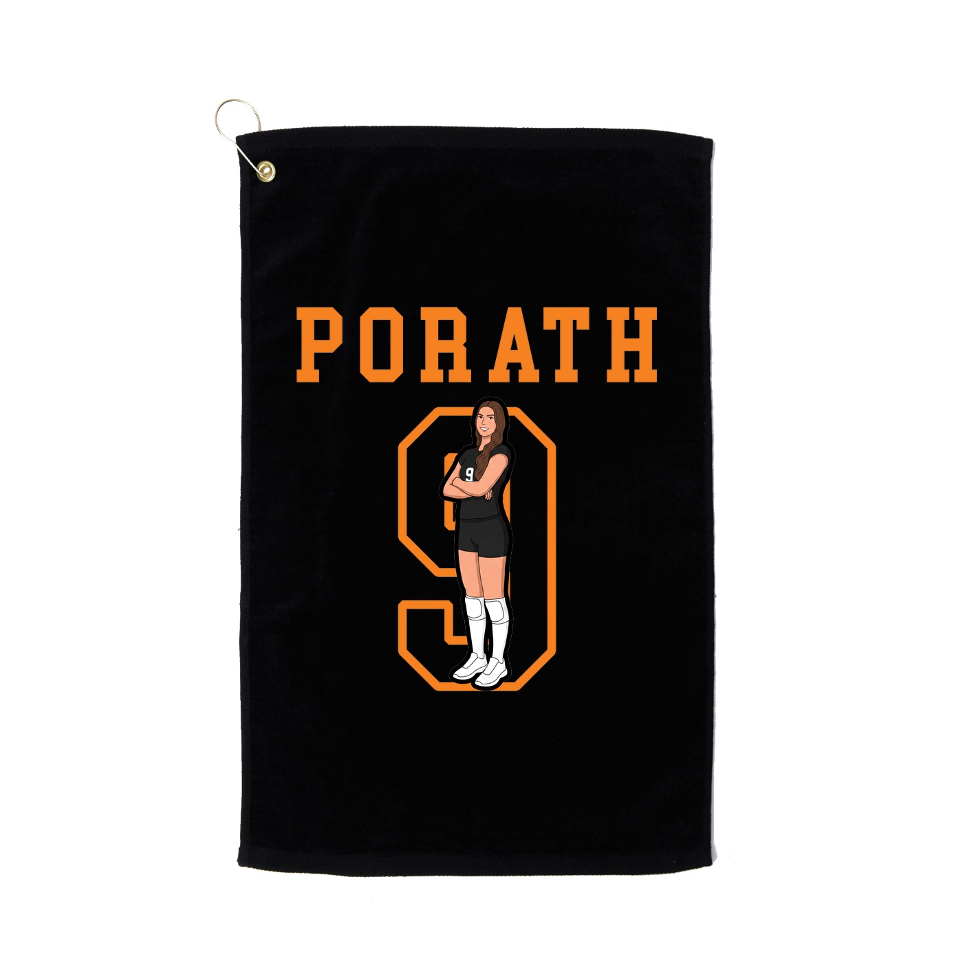 Golf Towel — Shirsey in Black