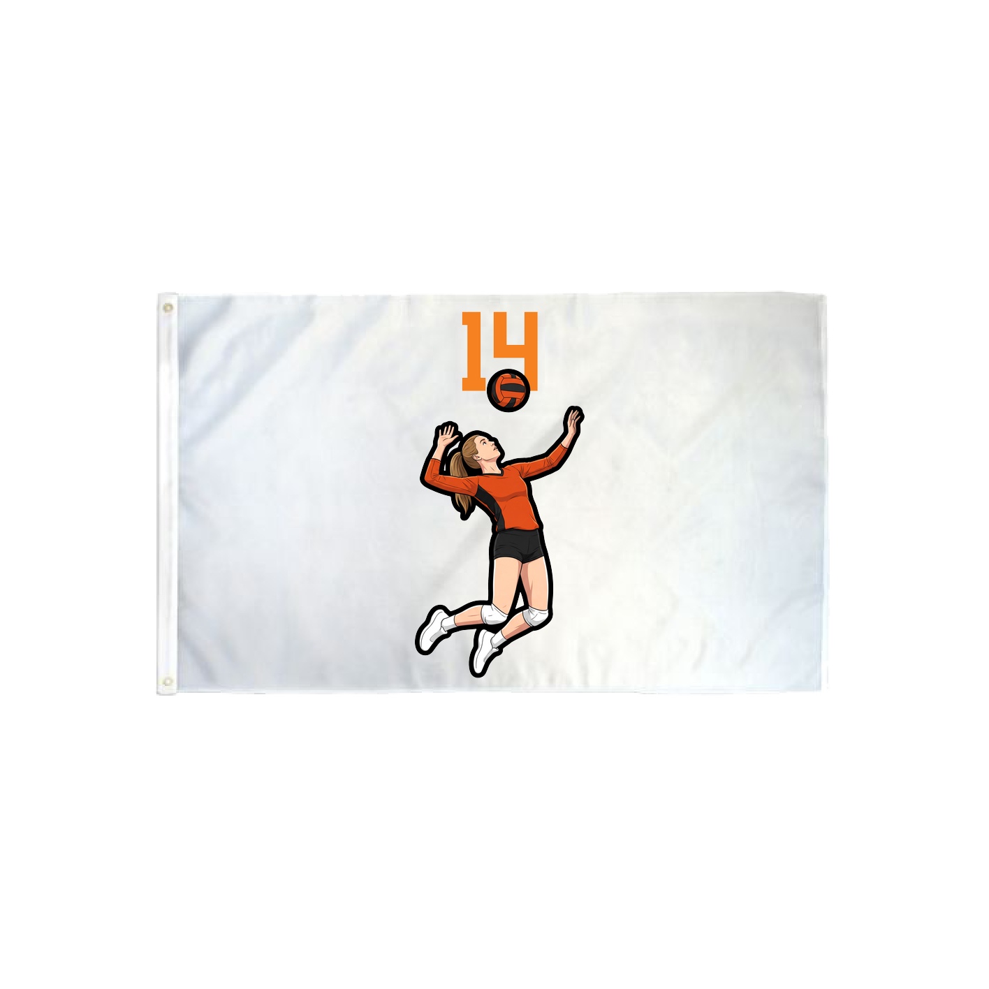 3x5 Flag — Number Top in Classic