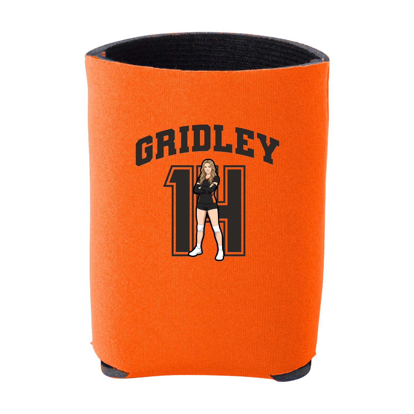Can Holder — Number in Orange