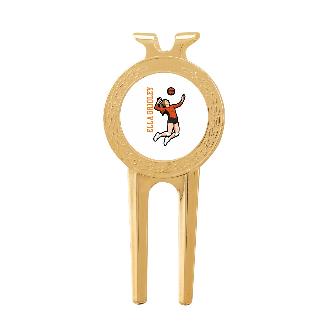 Divot Tool with Ball Marker — Name Vertical in Classic