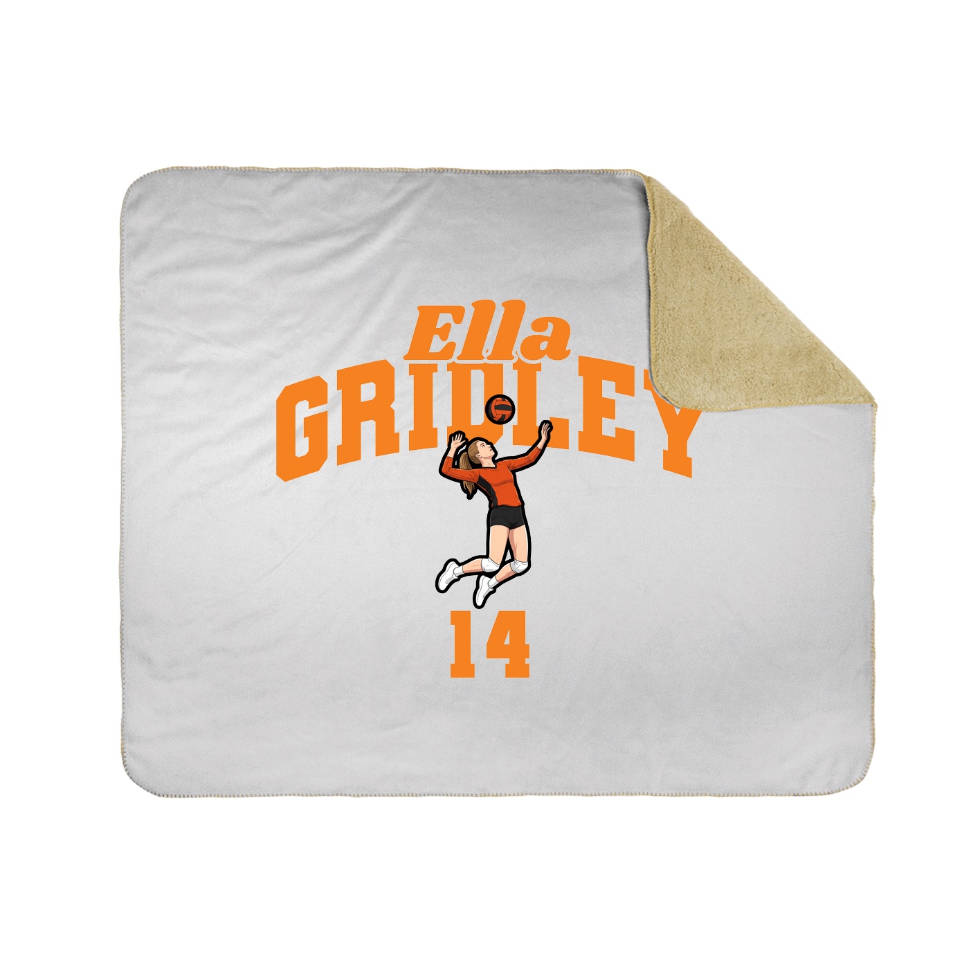 Throw Blanket — Signature Arch in White