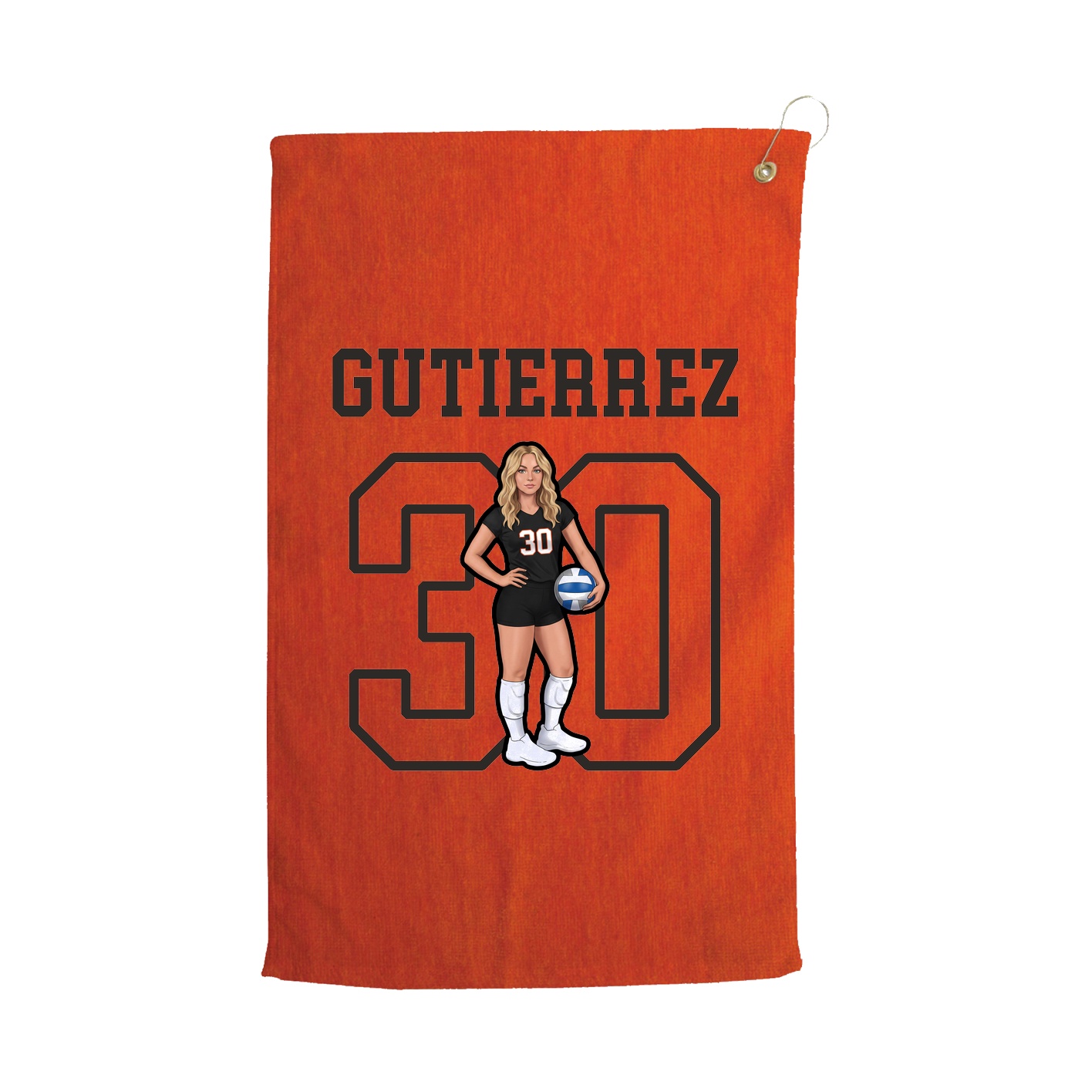 Golf Towel — Shirsey in Orange