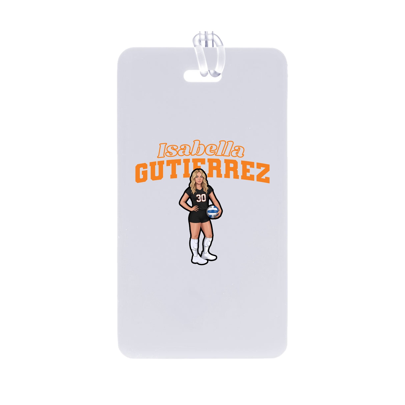 Bag Tag — Name Arch in Classic