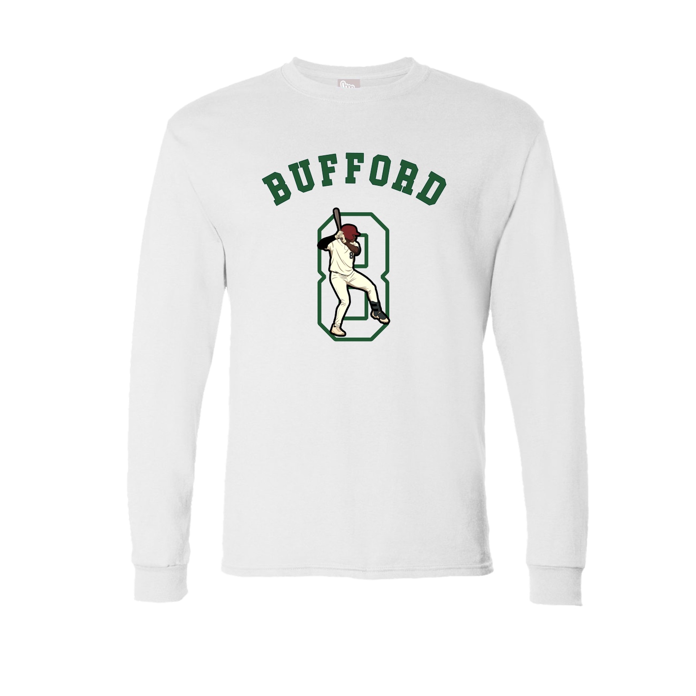 Long Sleeve Tee — Shirsey Arch in White