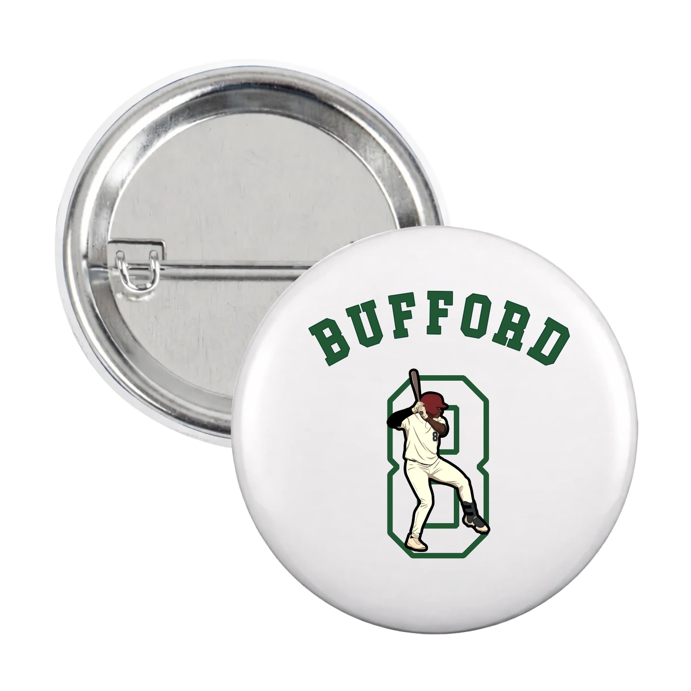 Game Day Button — Shirsey Arch in White